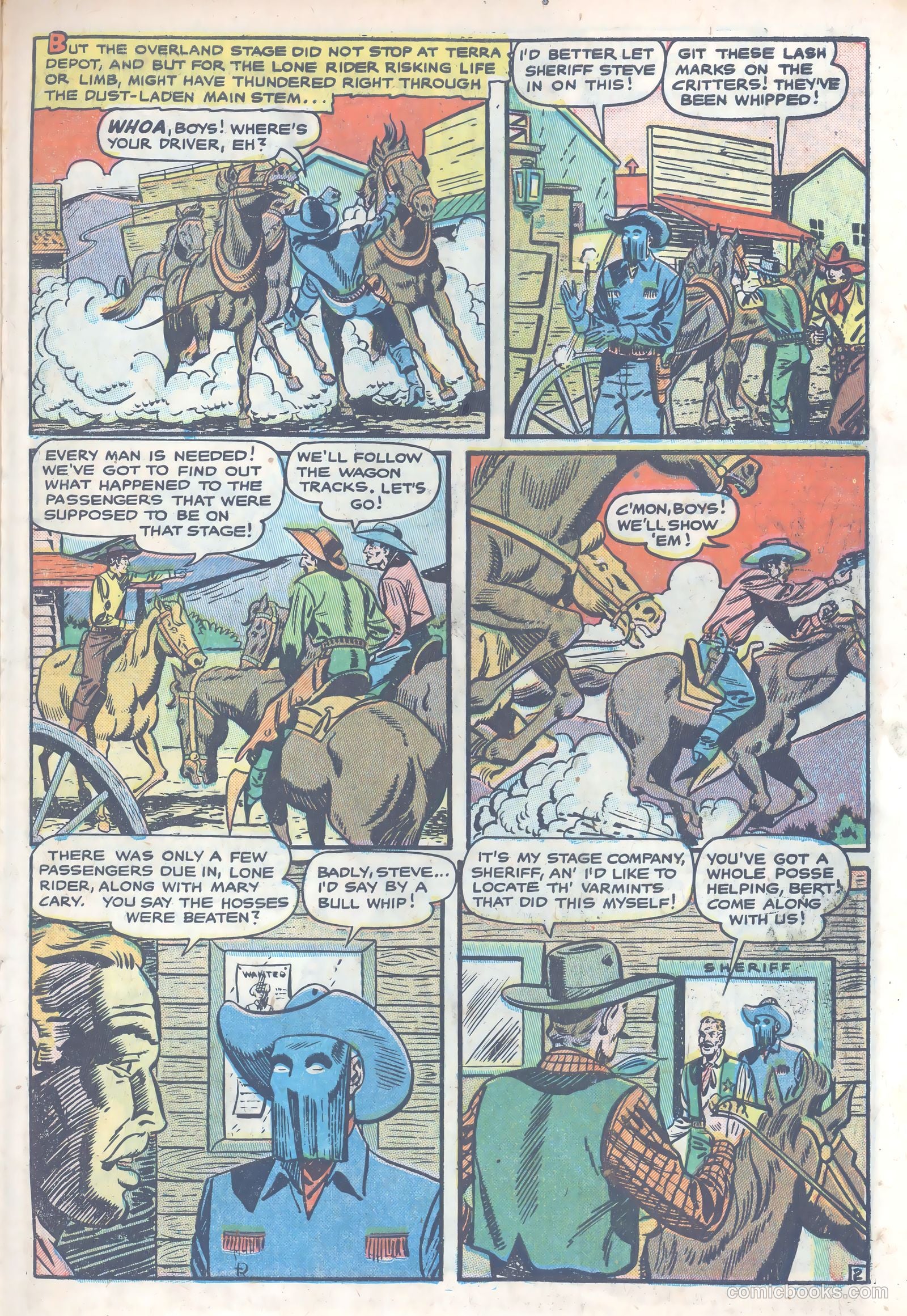 The Lone Rider #4 (1954) — page 29 of 39