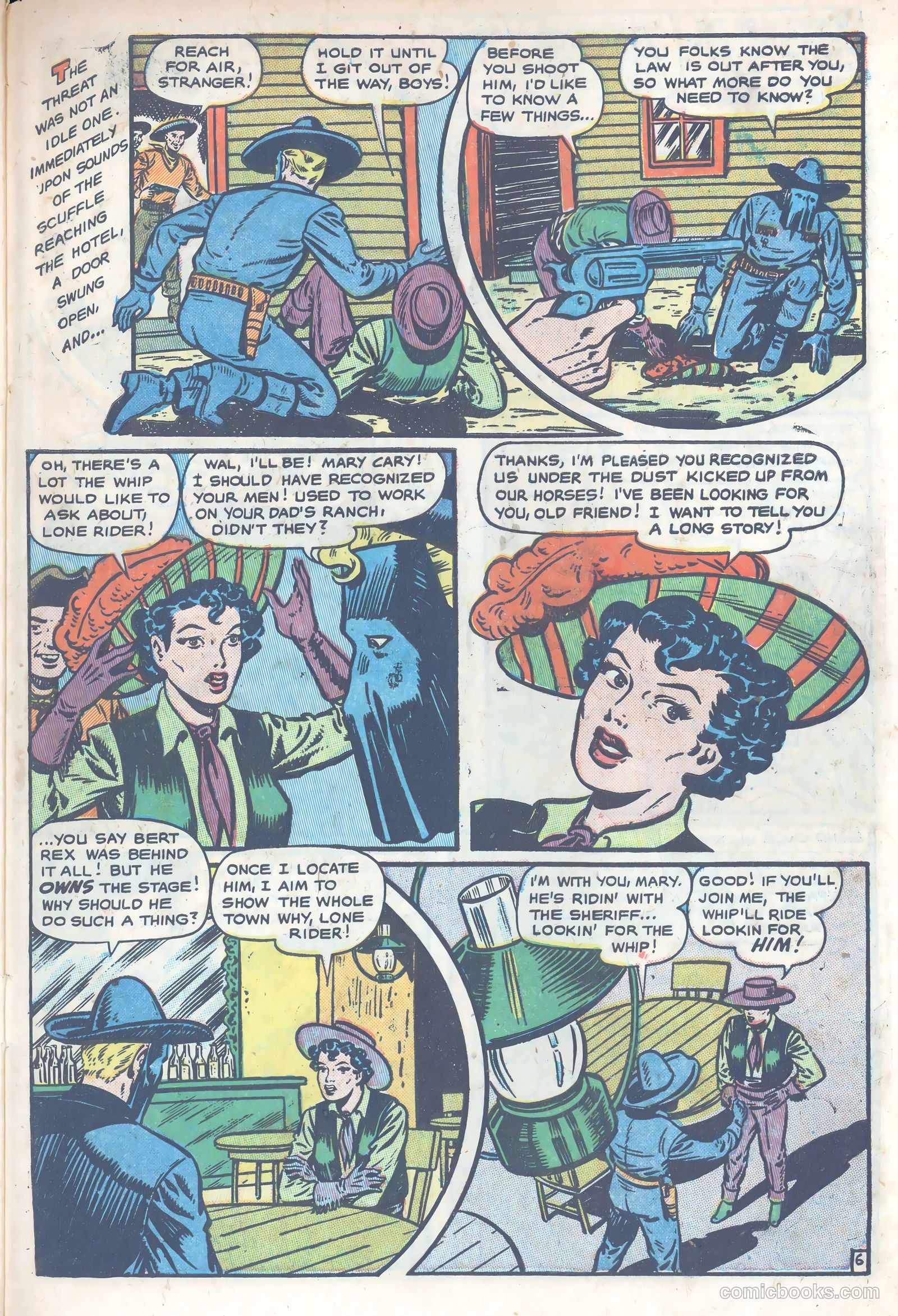The Lone Rider #4 (1954) — page 33 of 39