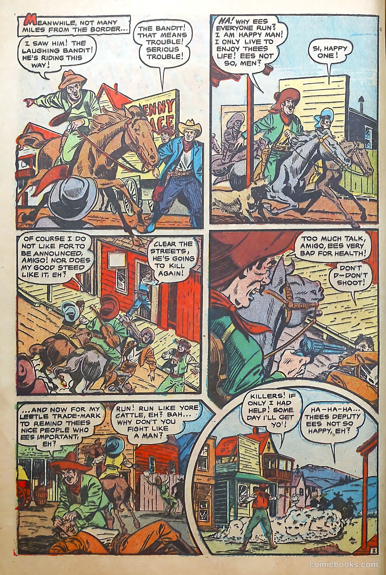 The Lone Rider #6 (1952) — page 4 of 36