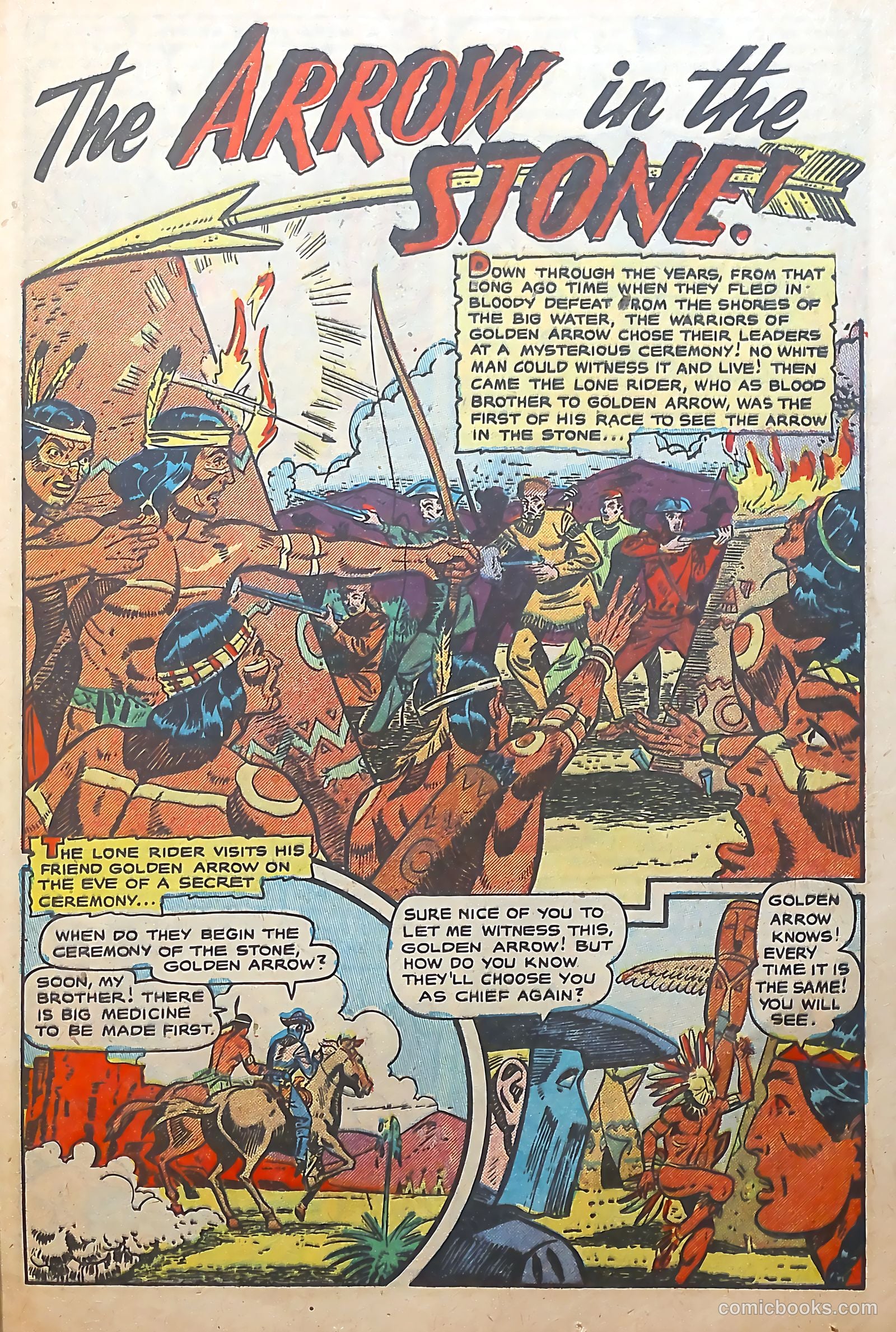 The Lone Rider #6 (1952) — page 21 of 36