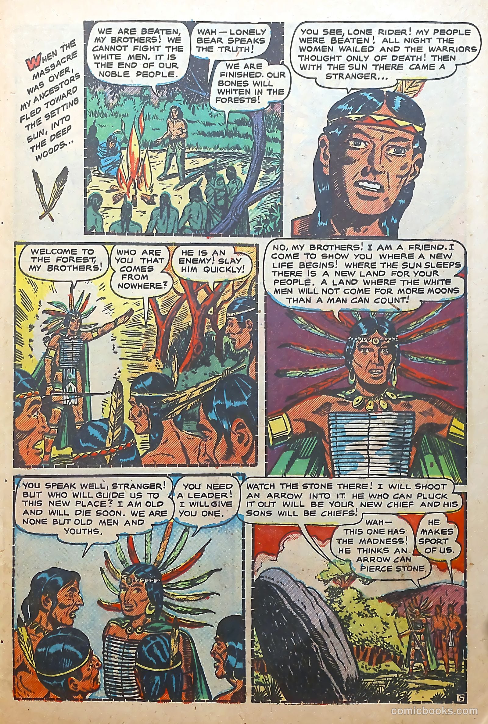 The Lone Rider #6 (1952) — page 25 of 36