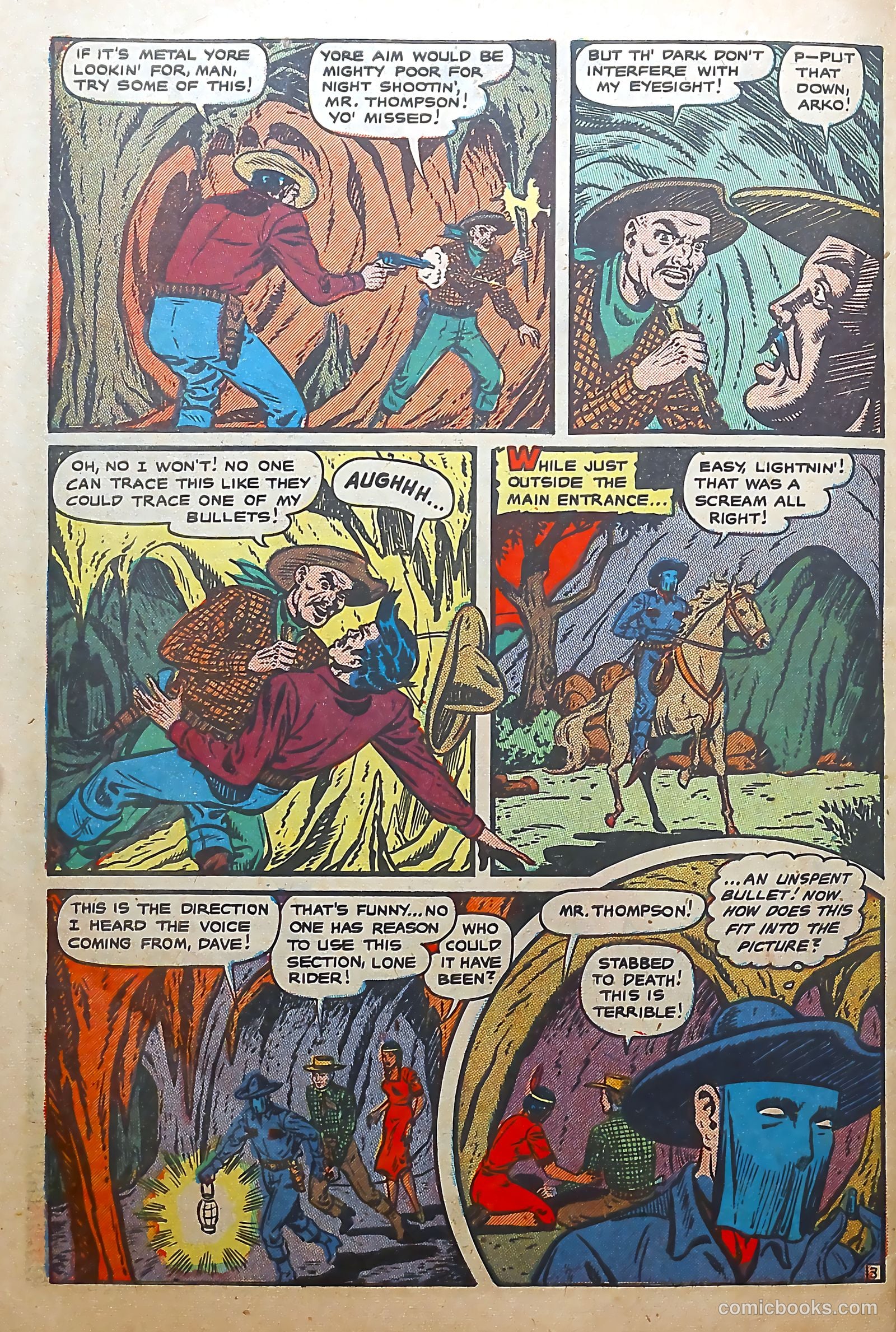 The Lone Rider #6 (1952) — page 30 of 36