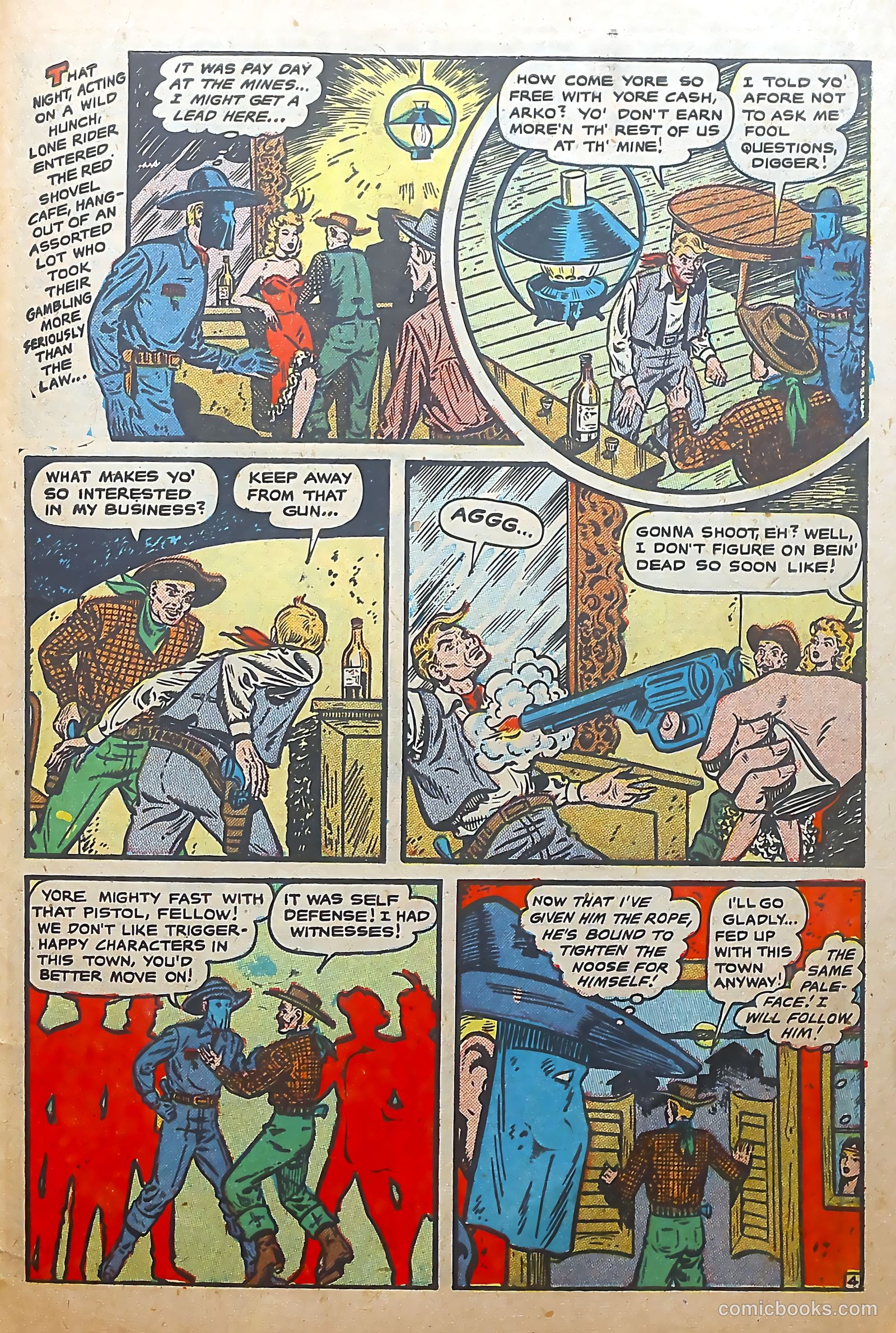 The Lone Rider #6 (1952) — page 31 of 36