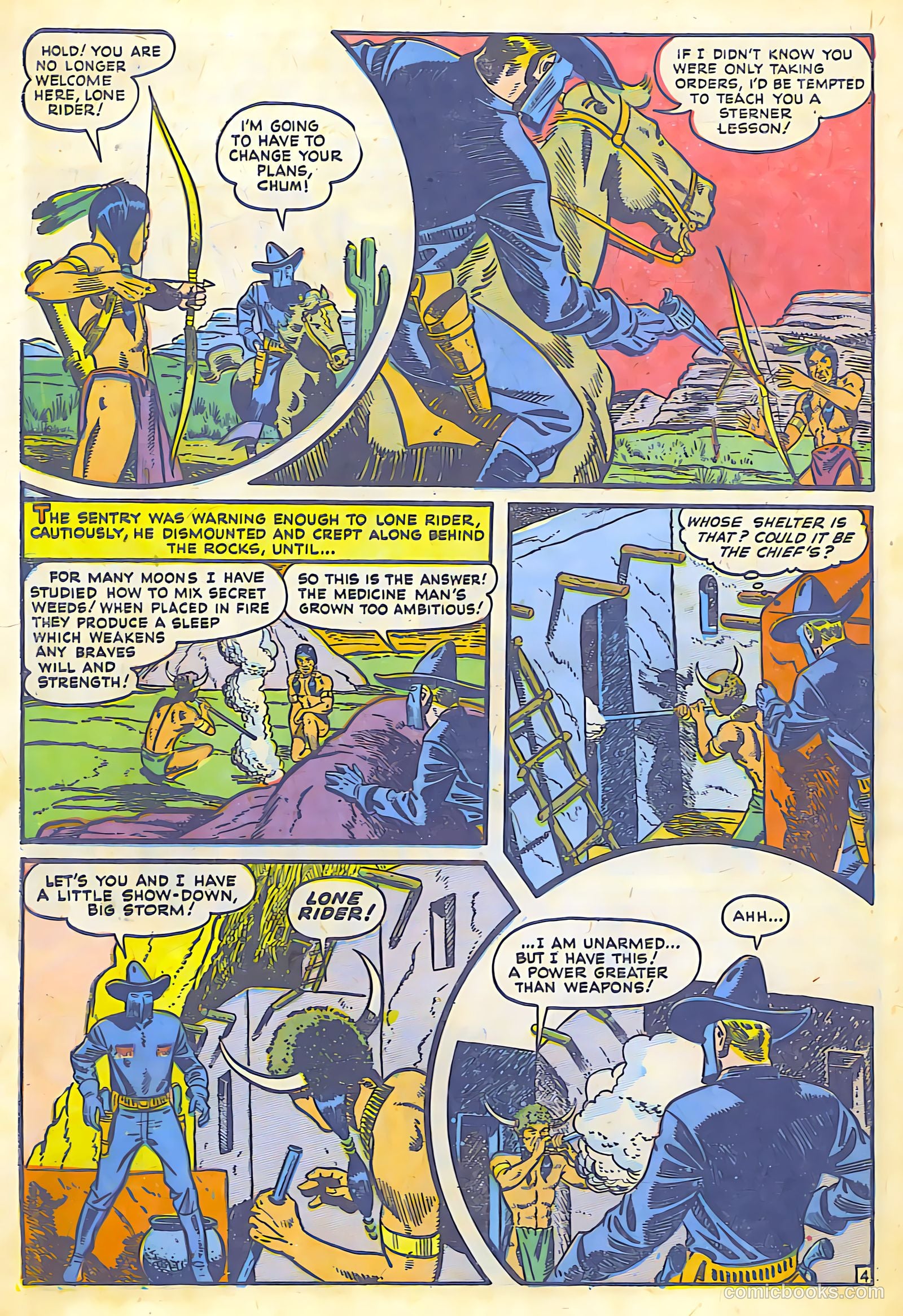 The Lone Rider #7 (1952) — page 6 of 36