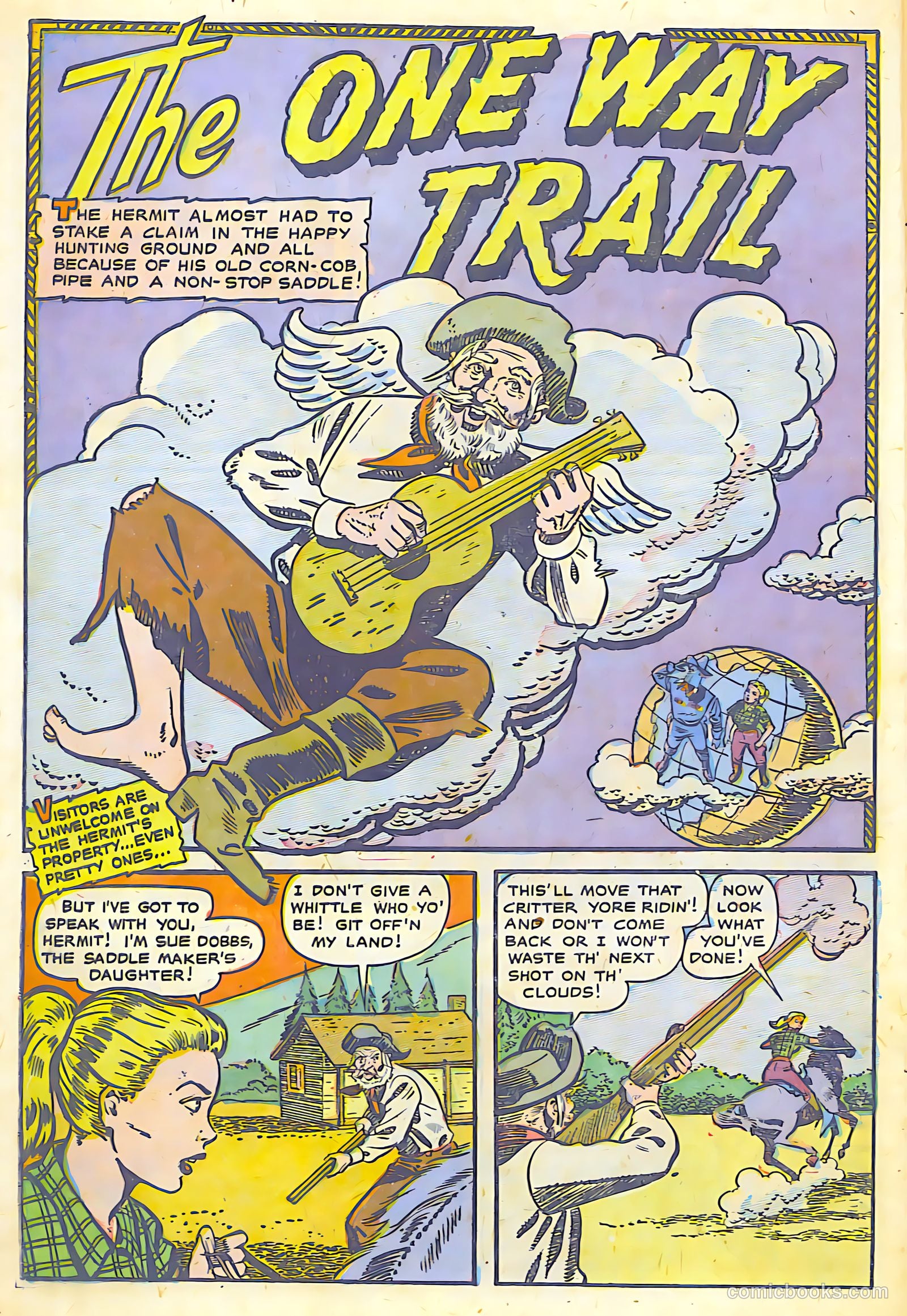 The Lone Rider #7 (1952) — page 10 of 36