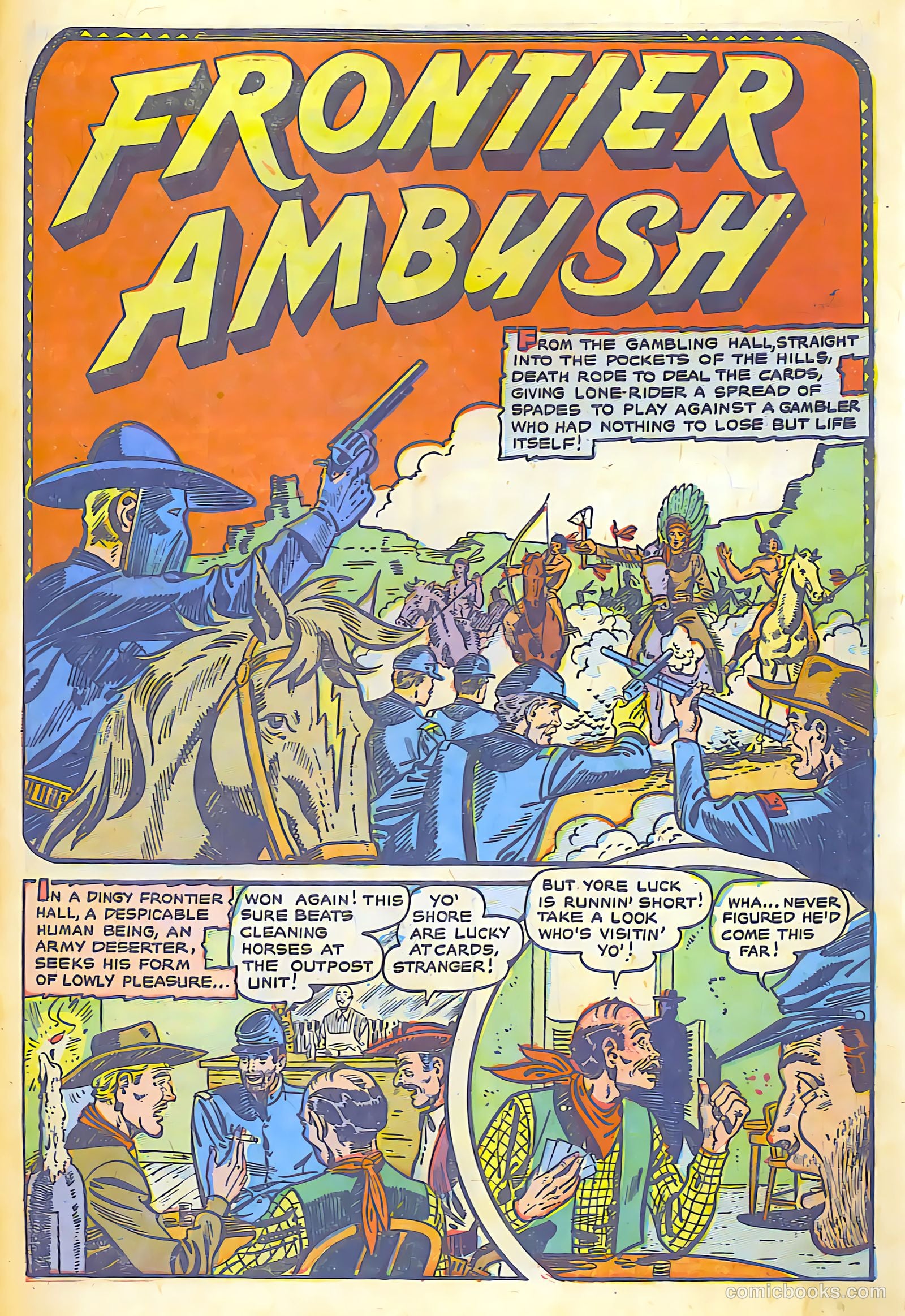 The Lone Rider #7 (1952) — page 27 of 36