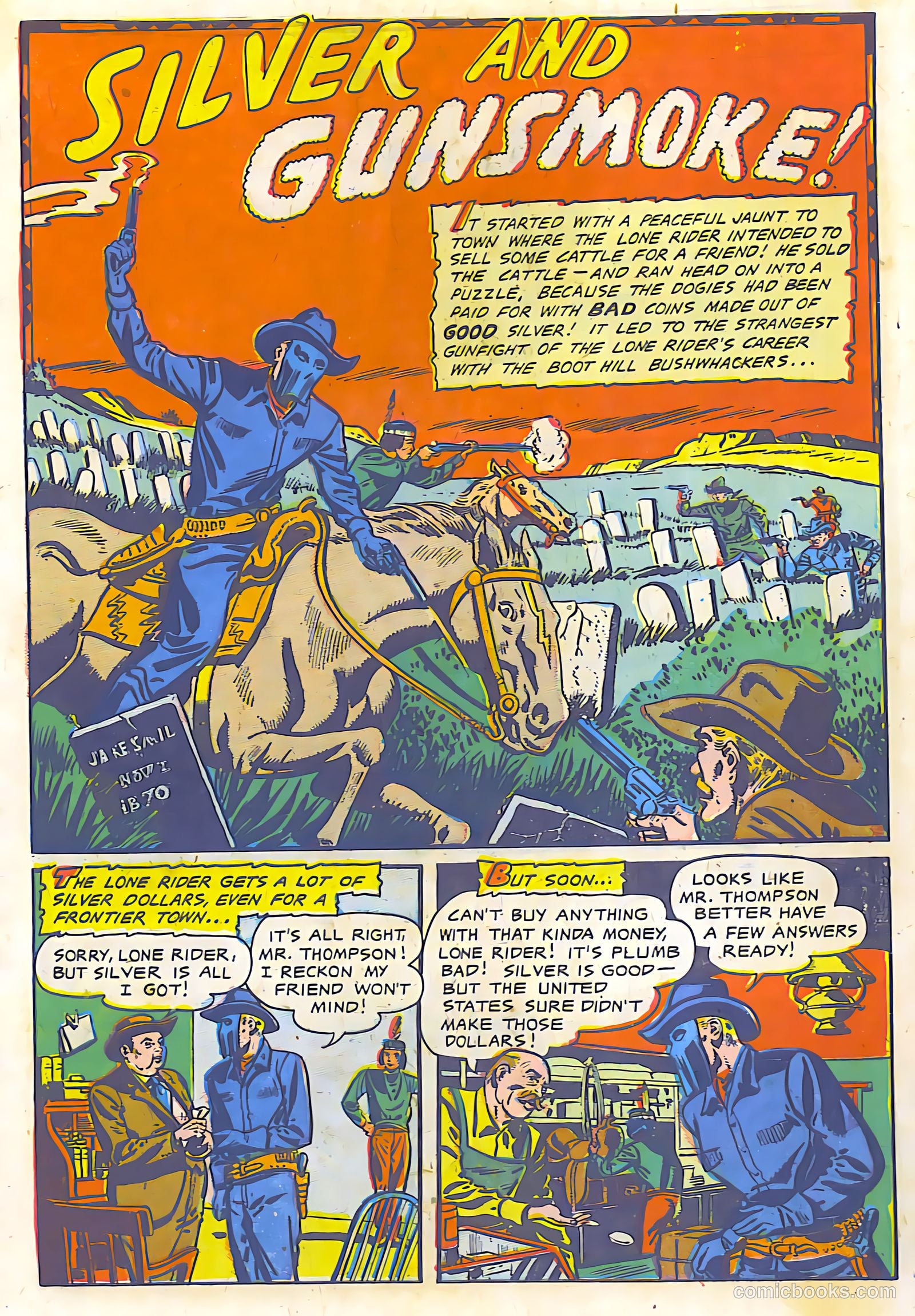 The Lone Rider #9 (1949) — page 2 of 29
