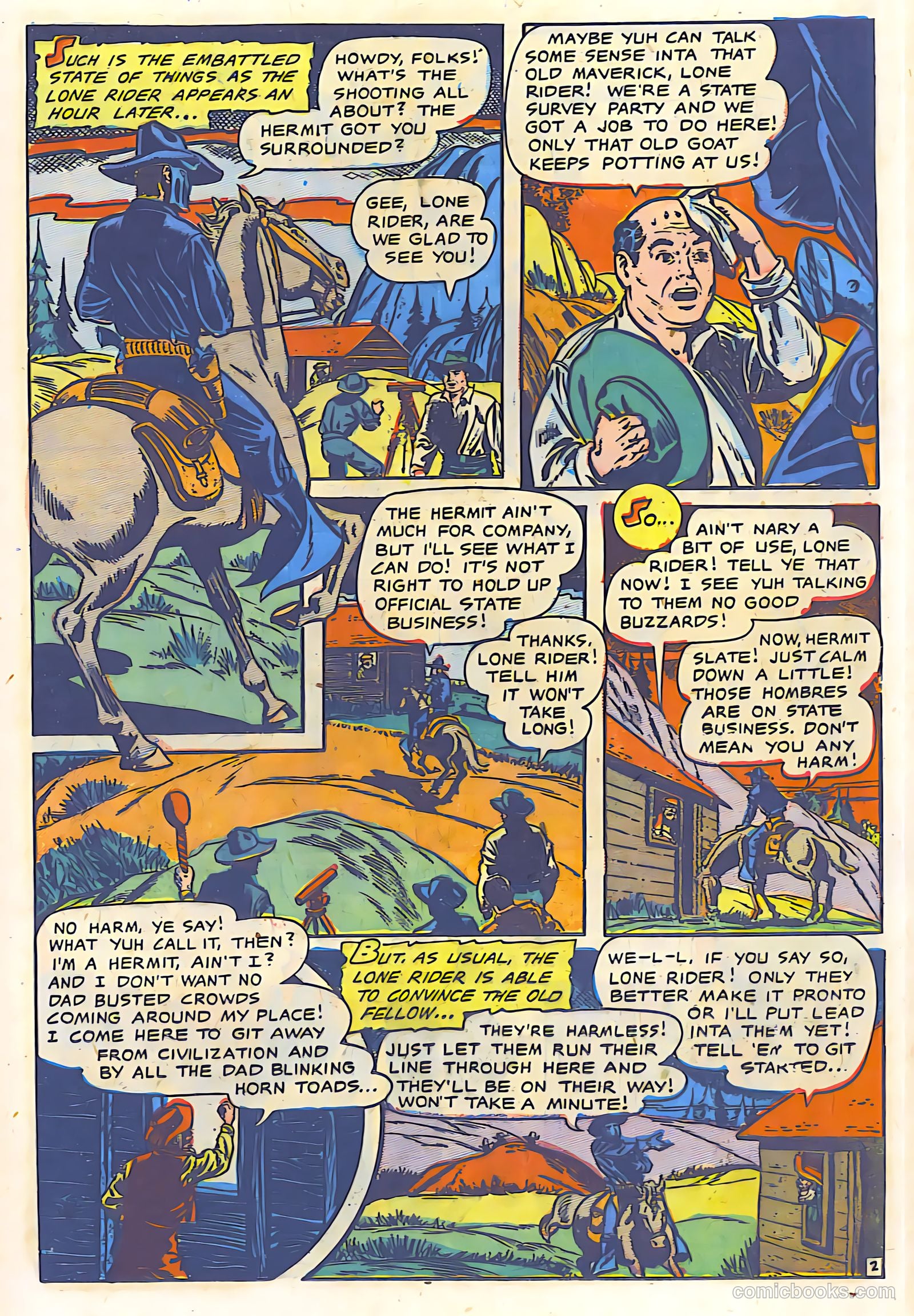 The Lone Rider #9 (1949) — page 12 of 29