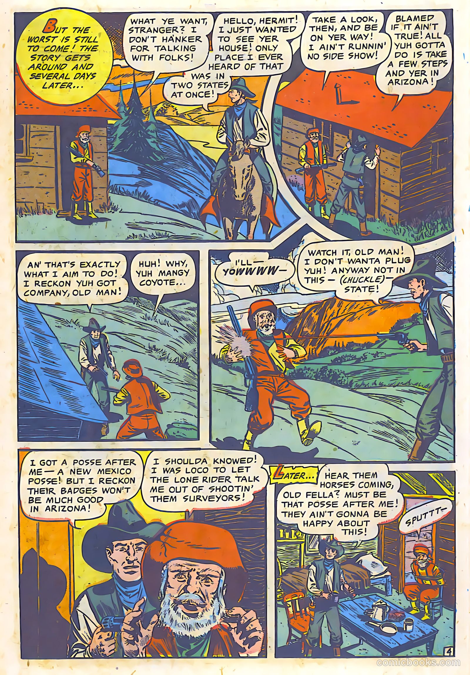 The Lone Rider #9 (1949) — page 14 of 29