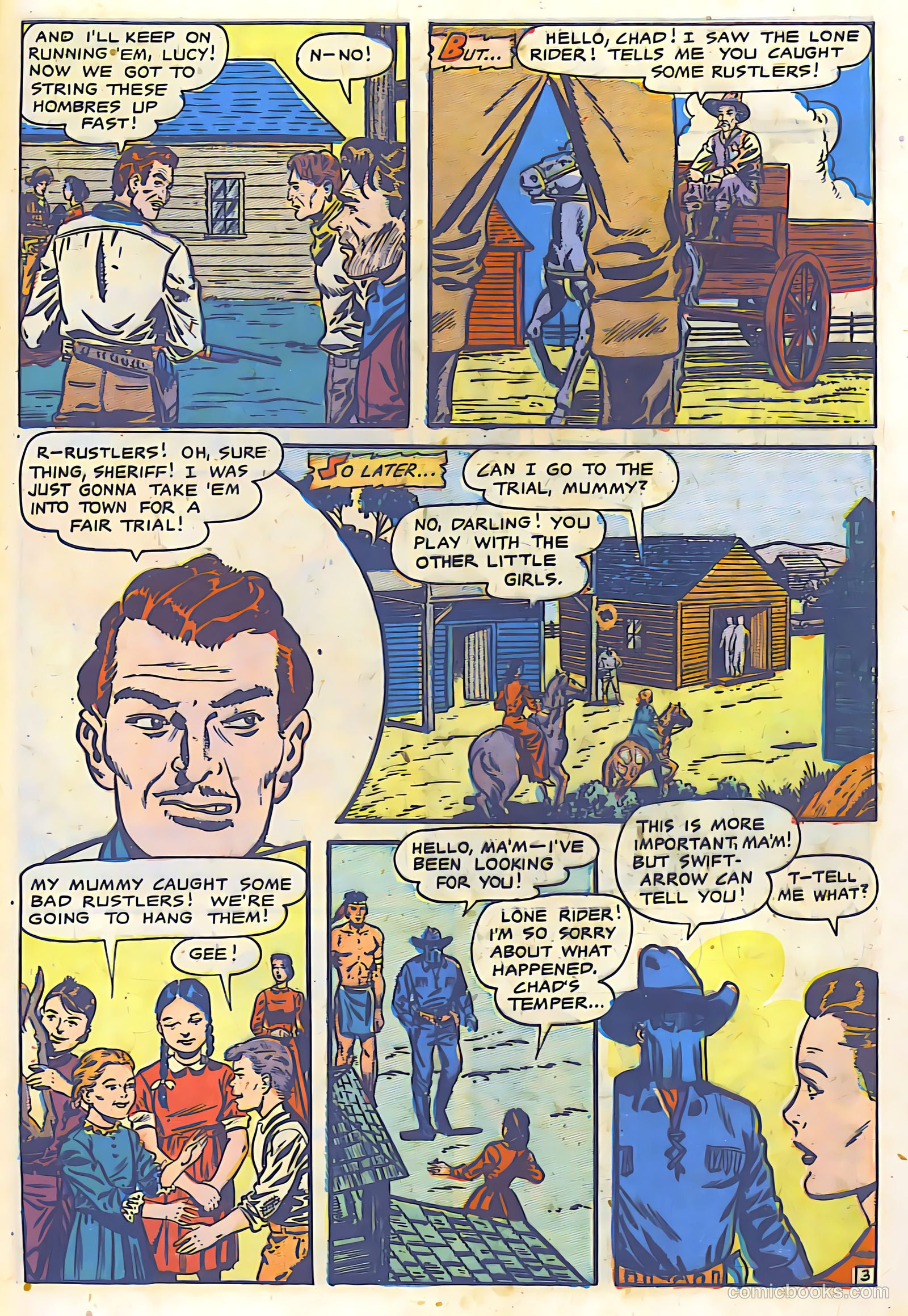 The Lone Rider #9 (1949) — page 26 of 29