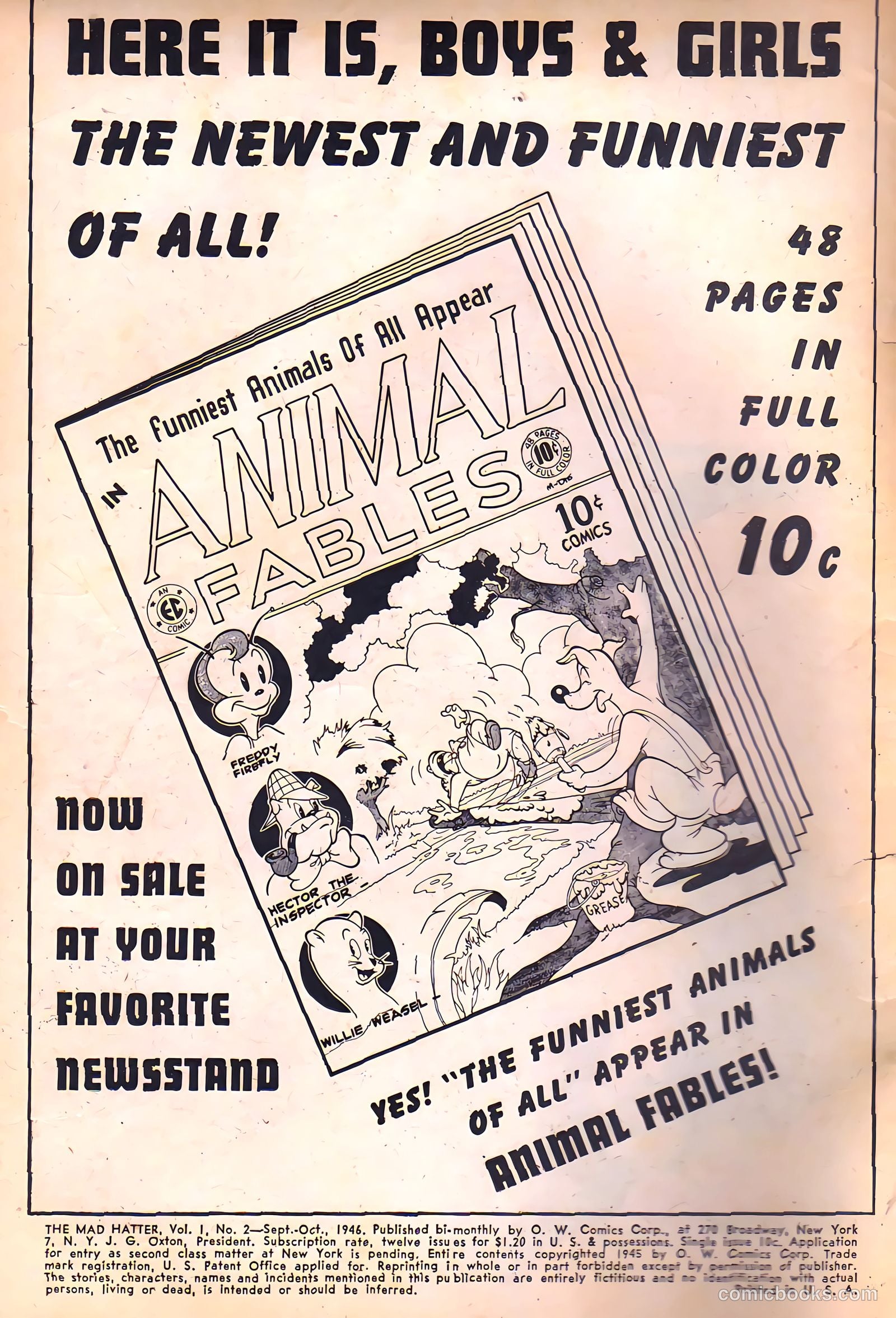 The Mad Hatter #2 (1946) — page 2