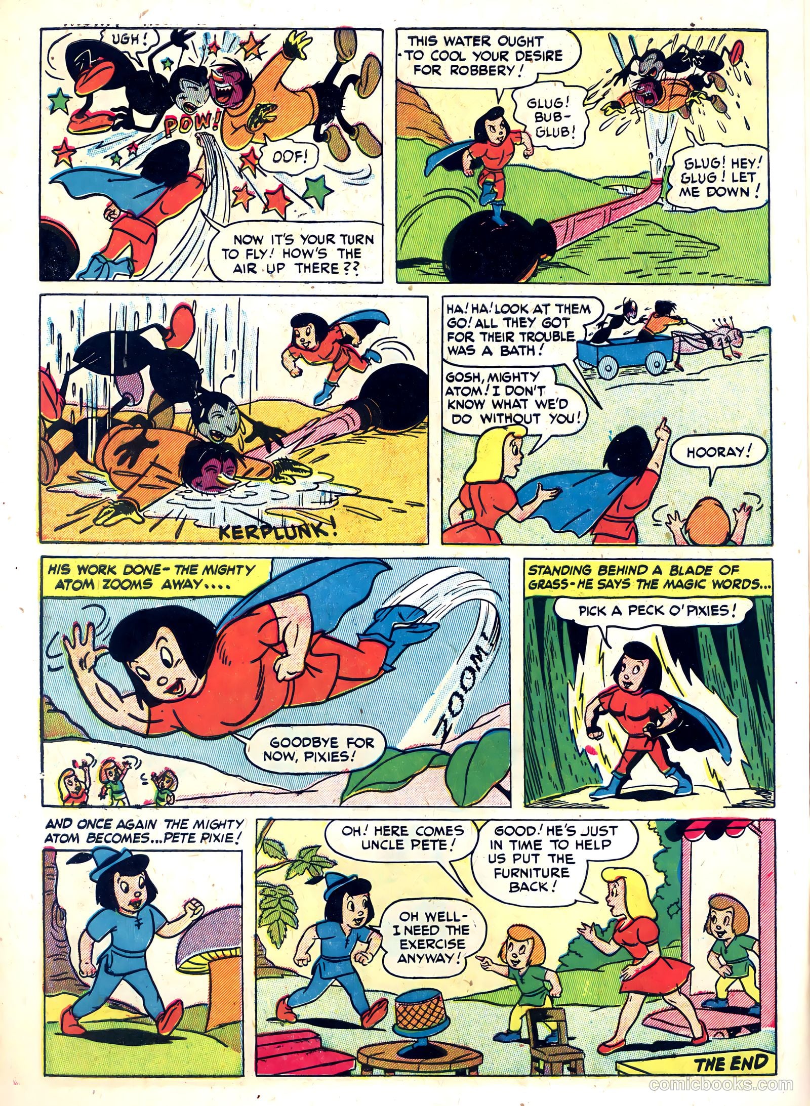The Mighty Atom and the Pixies #6 (1949) — page 6 of 36