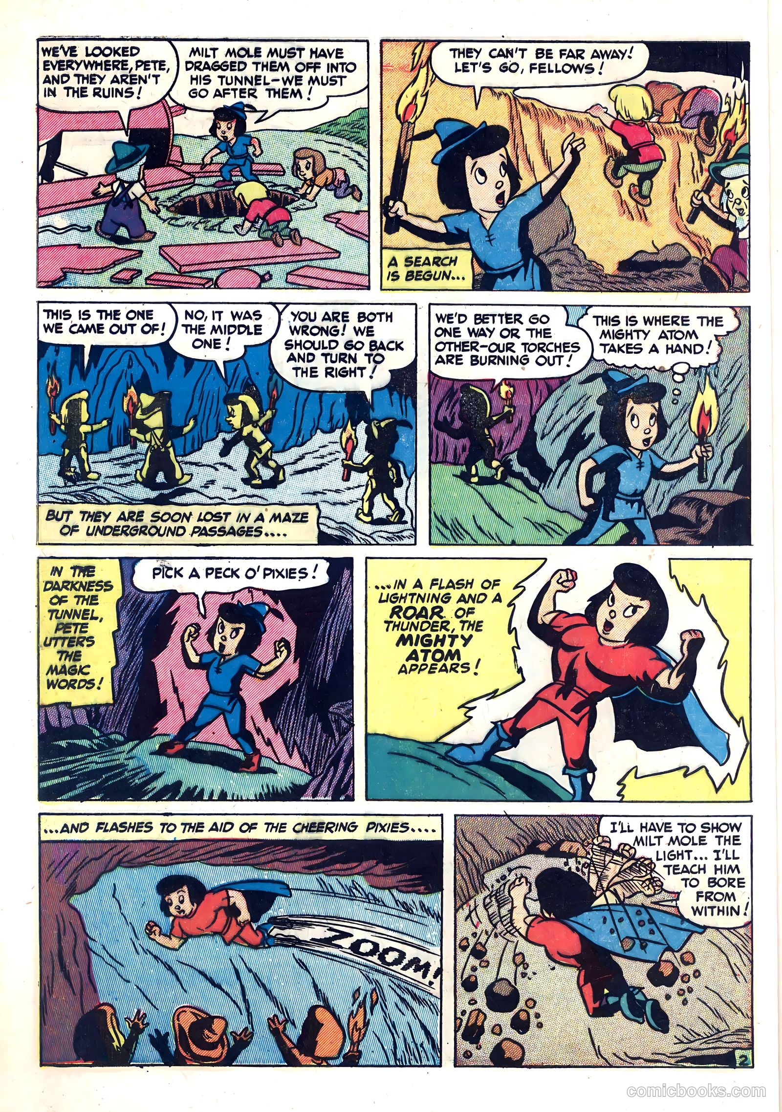 The Mighty Atom and the Pixies #6 (1949) — page 8 of 36