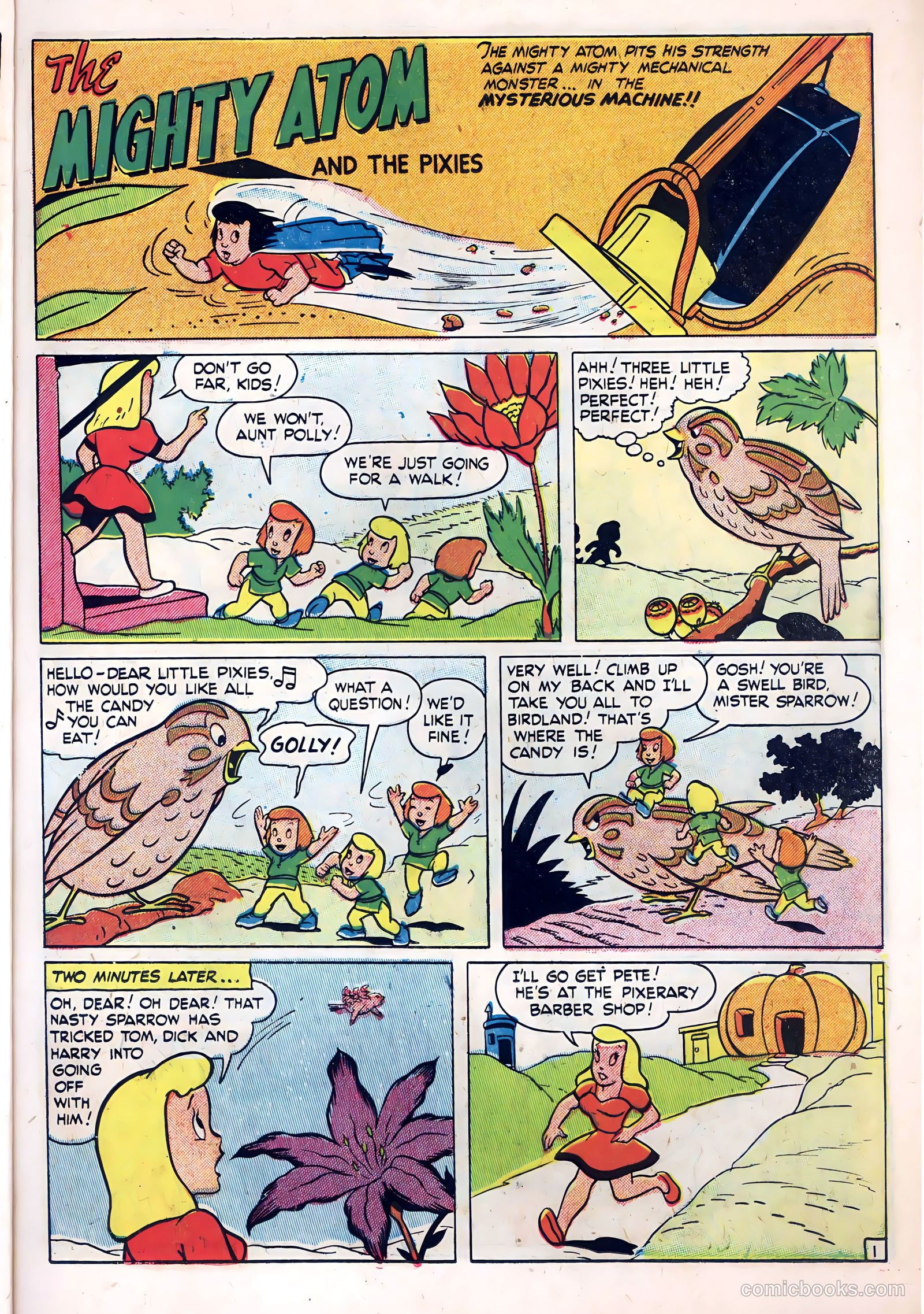 The Mighty Atom and the Pixies #6 (1949) — page 11 of 36