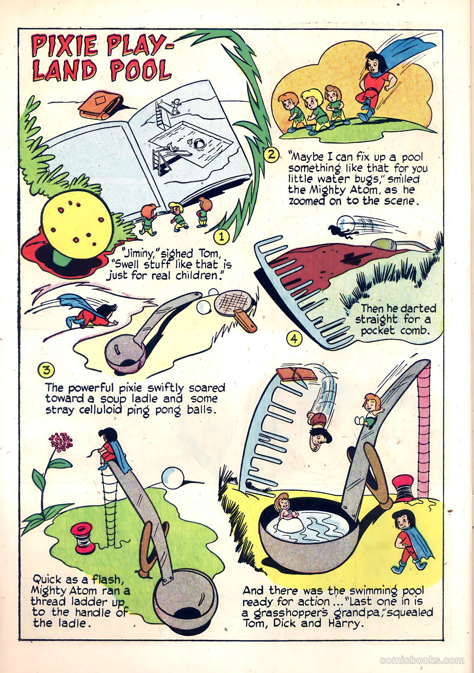 The Mighty Atom and the Pixies #6 (1949) — page 30 of 36