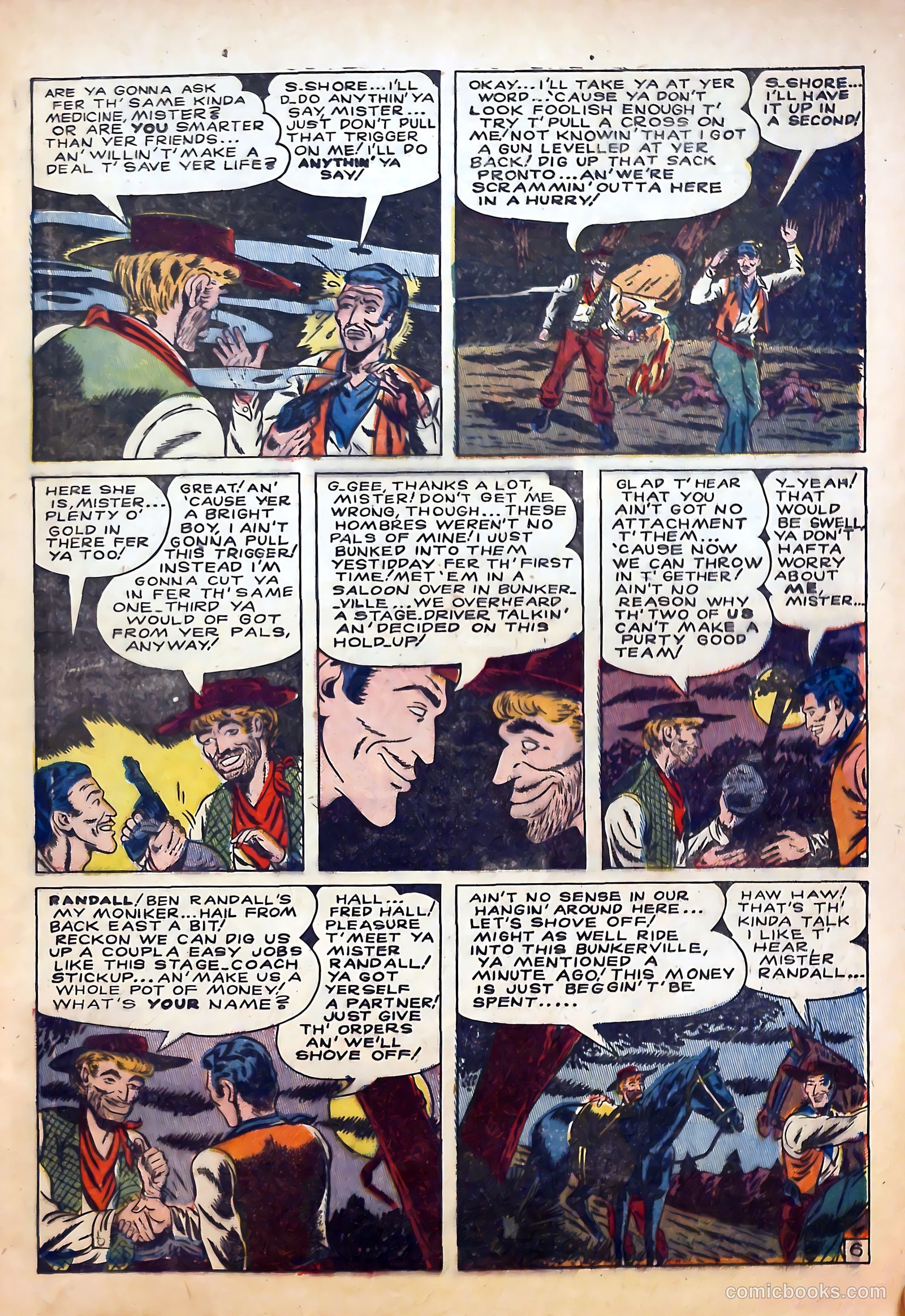 The Outlaws #10 (1952) — page 7 of 36