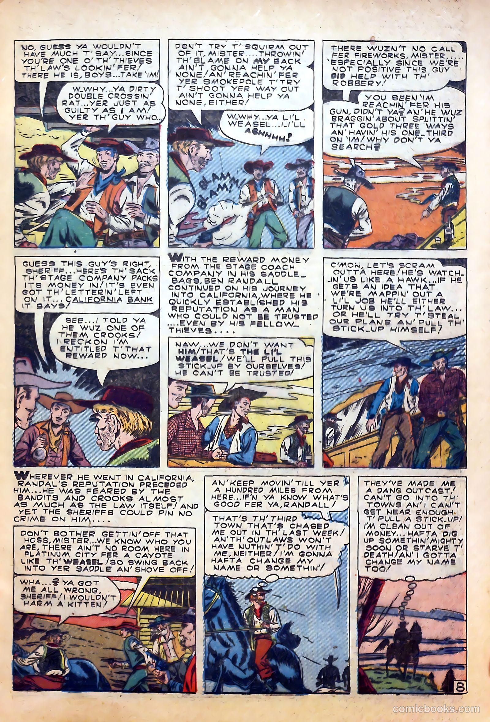 The Outlaws #10 (1952) — page 9 of 36