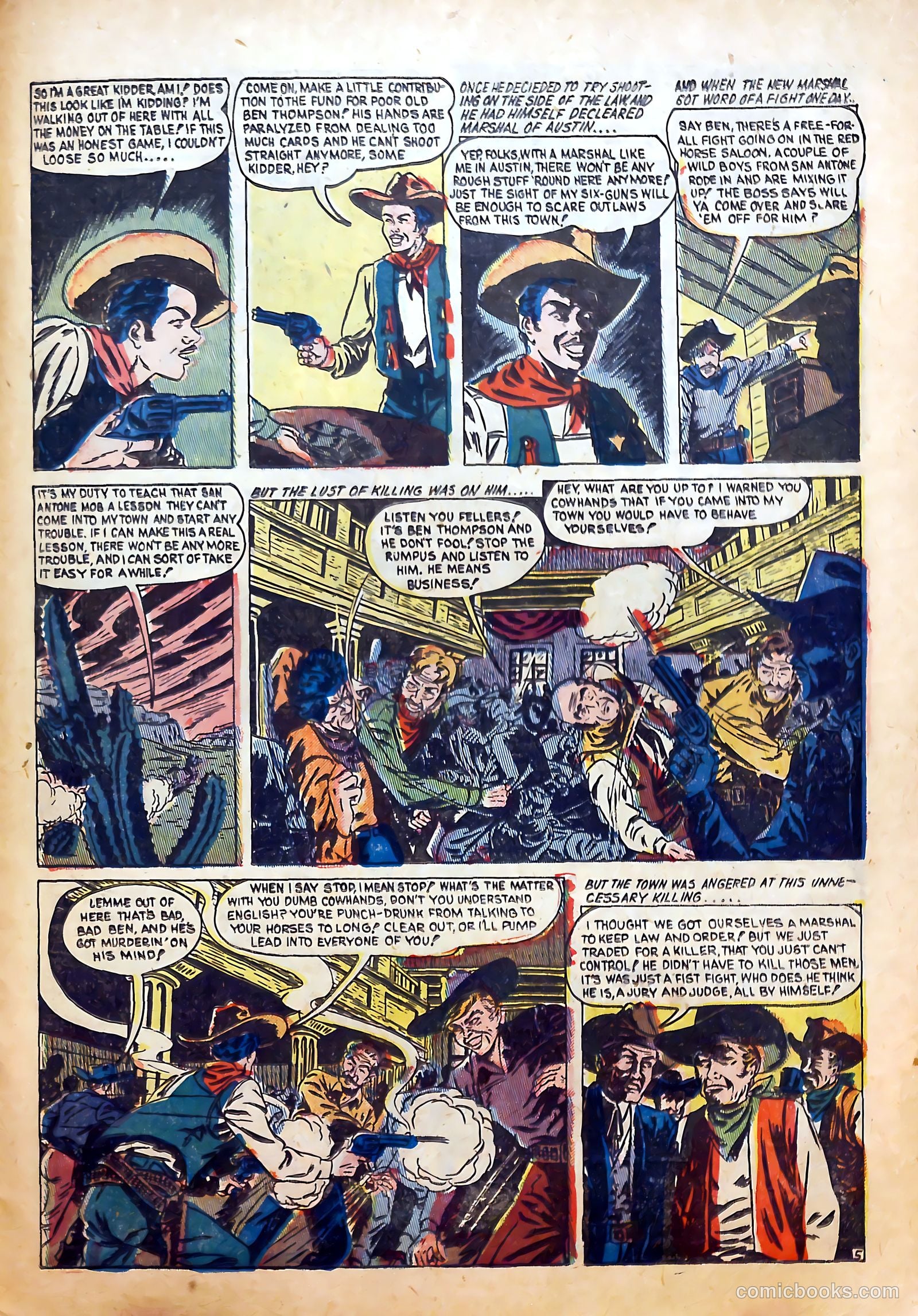 The Outlaws #10 (1952) — page 27 of 36