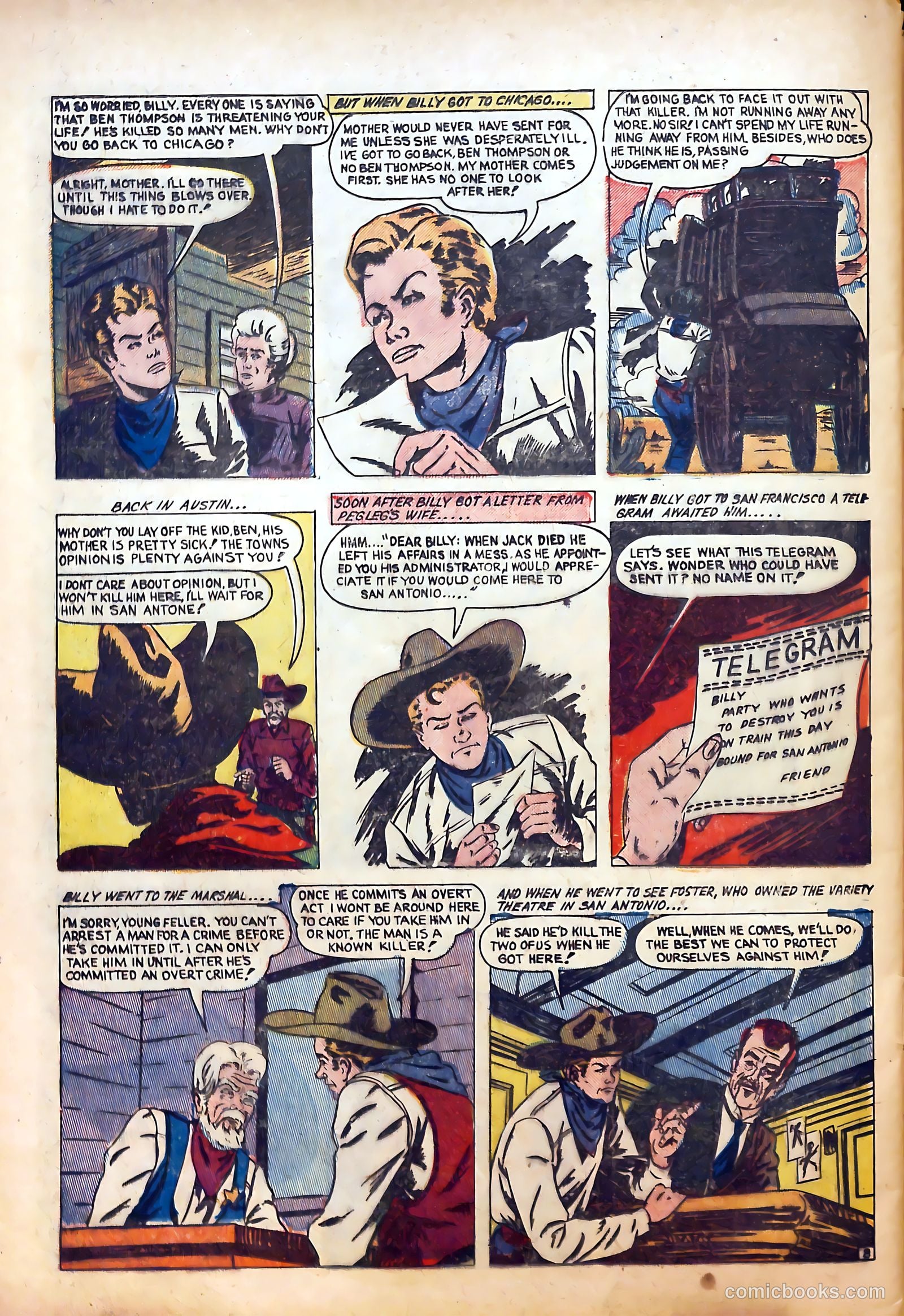 The Outlaws #10 (1952) — page 30 of 36