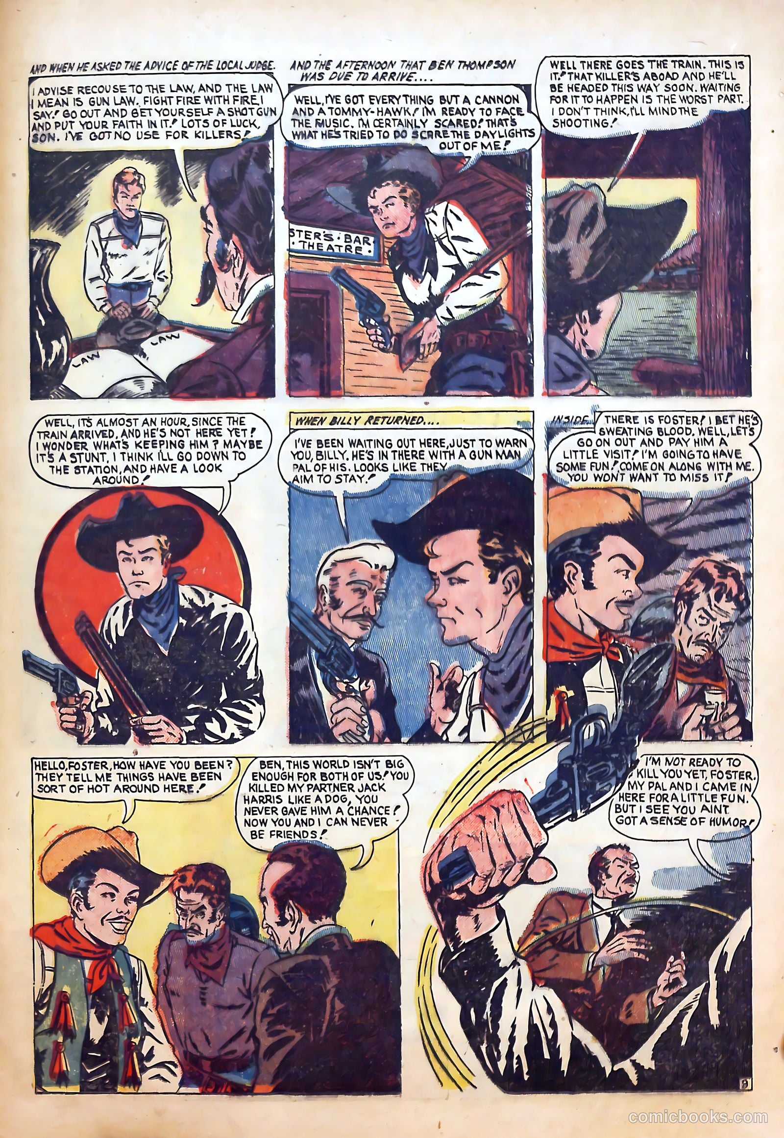 The Outlaws #10 (1952) — page 31 of 36