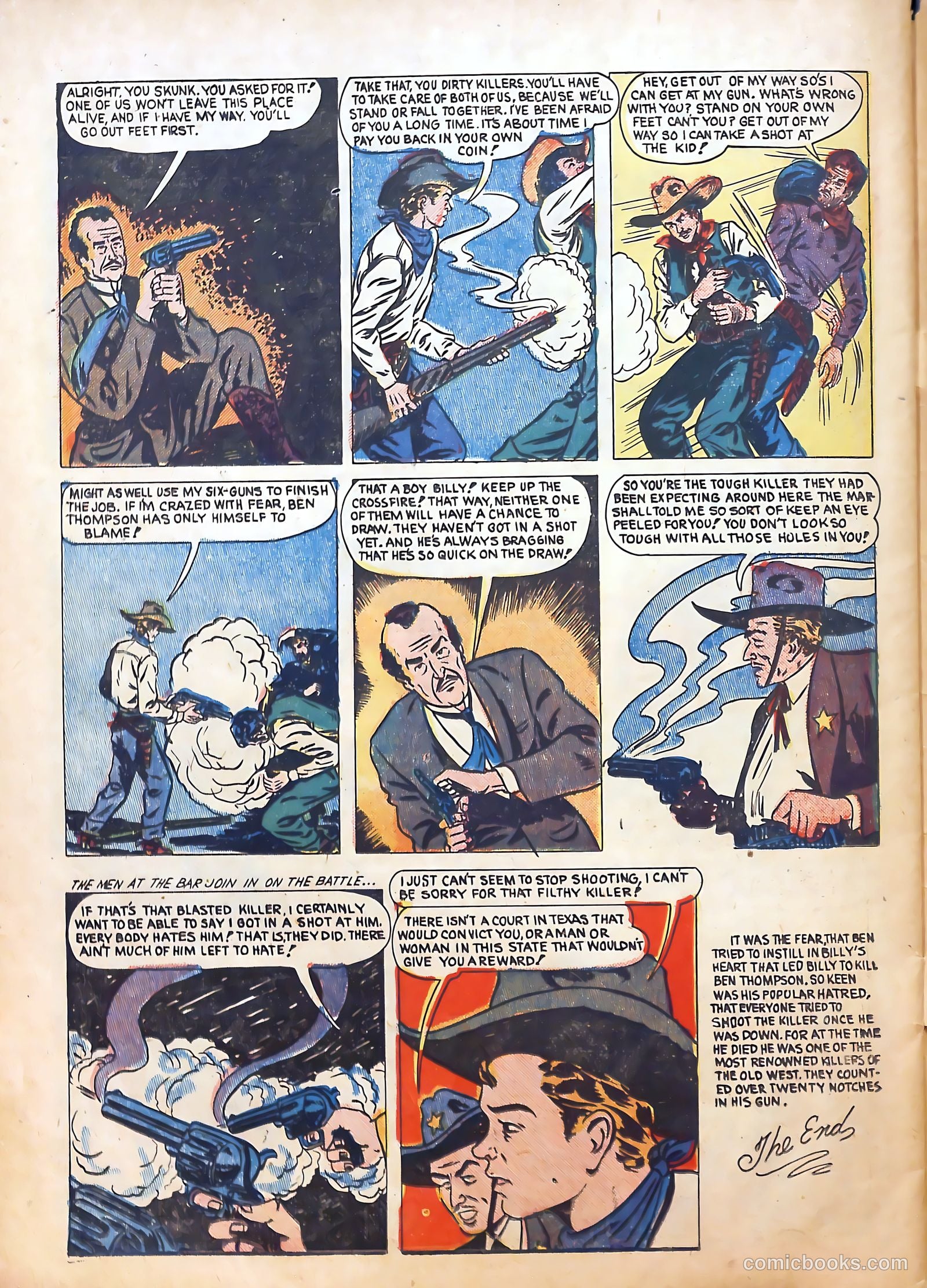 The Outlaws #10 (1952) — page 32 of 36