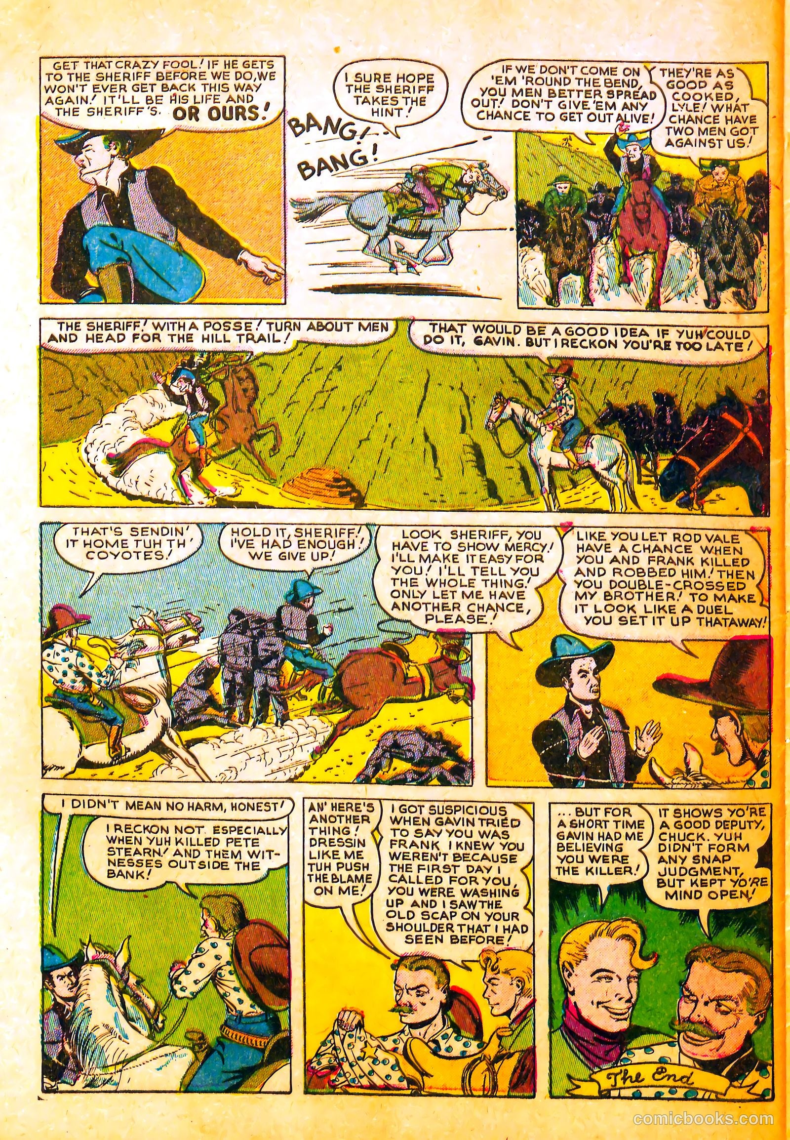The Outlaws #11 (1953) — page 32 of 36