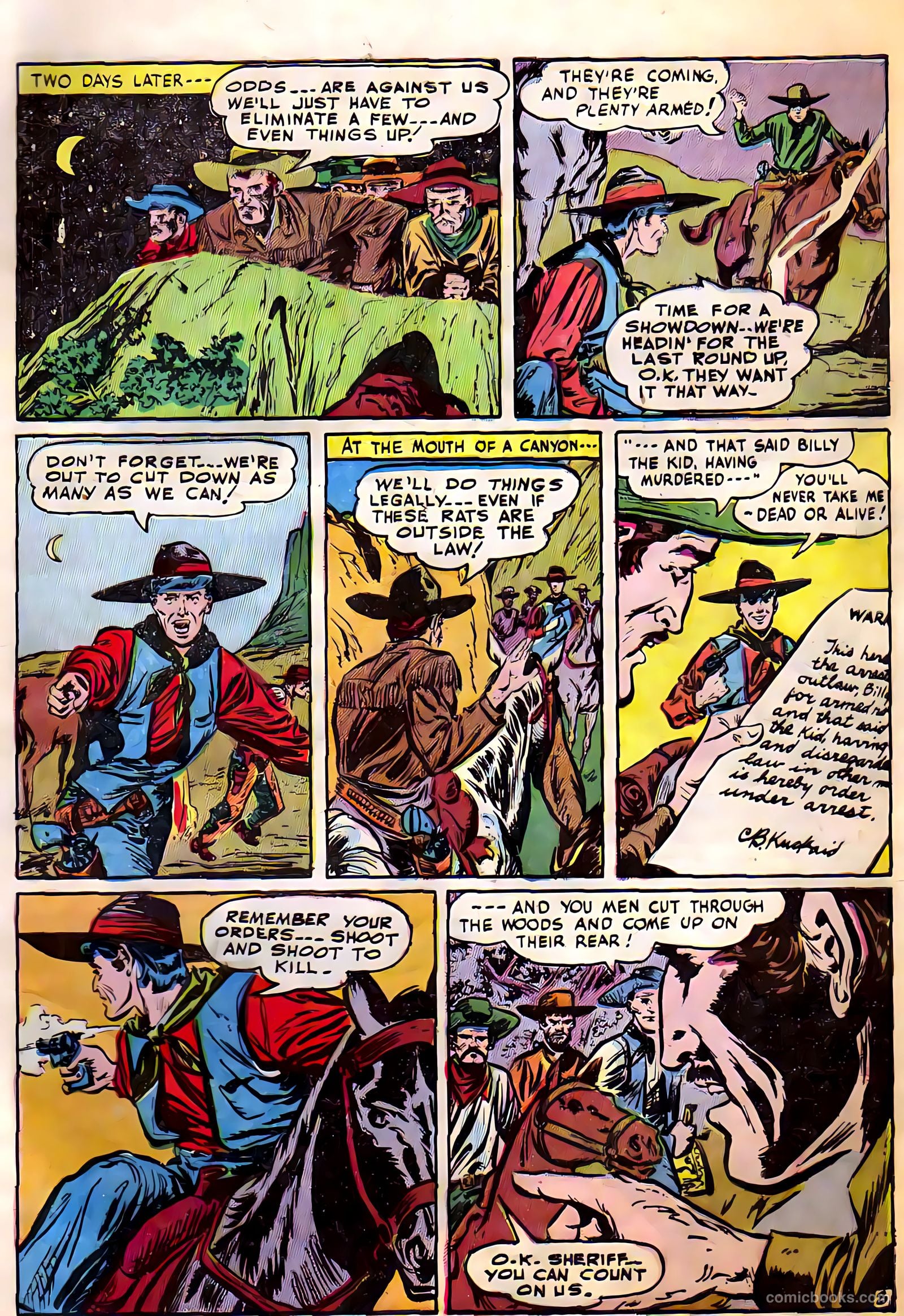 The Outlaws #12 (1953) — page 9