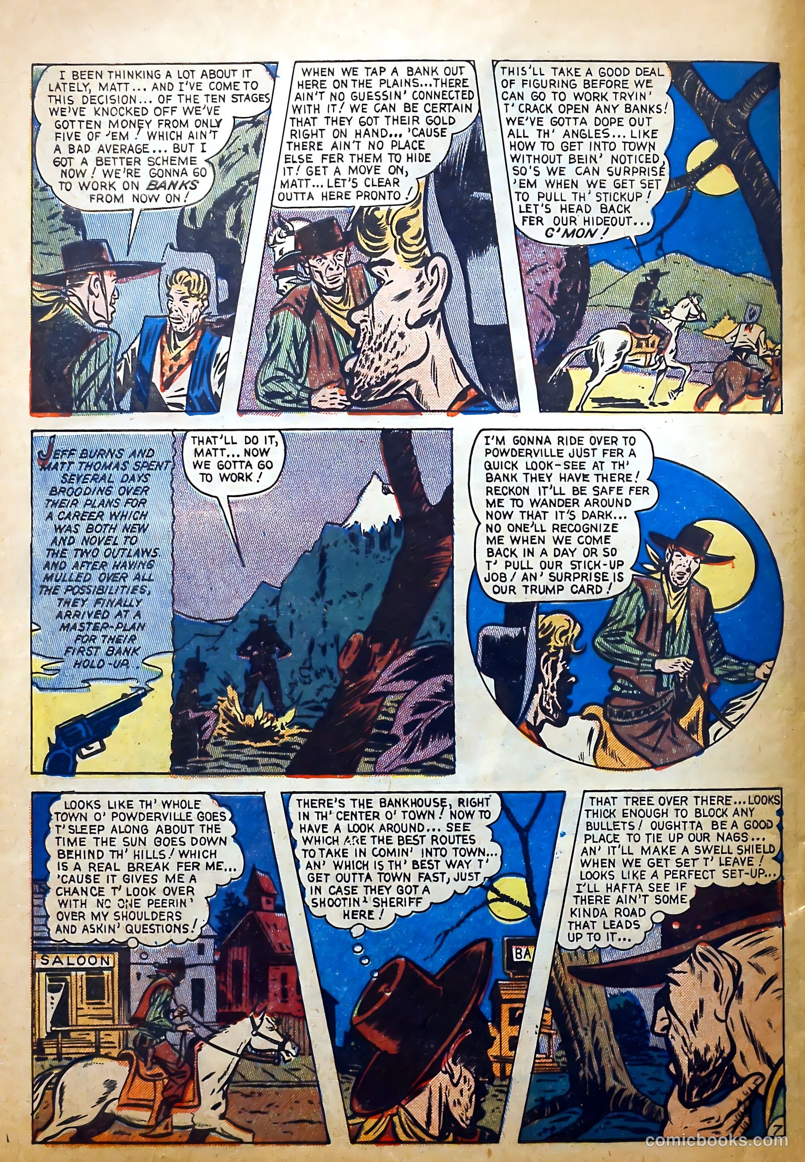 The Outlaws #13 (1953) — page 28 of 36