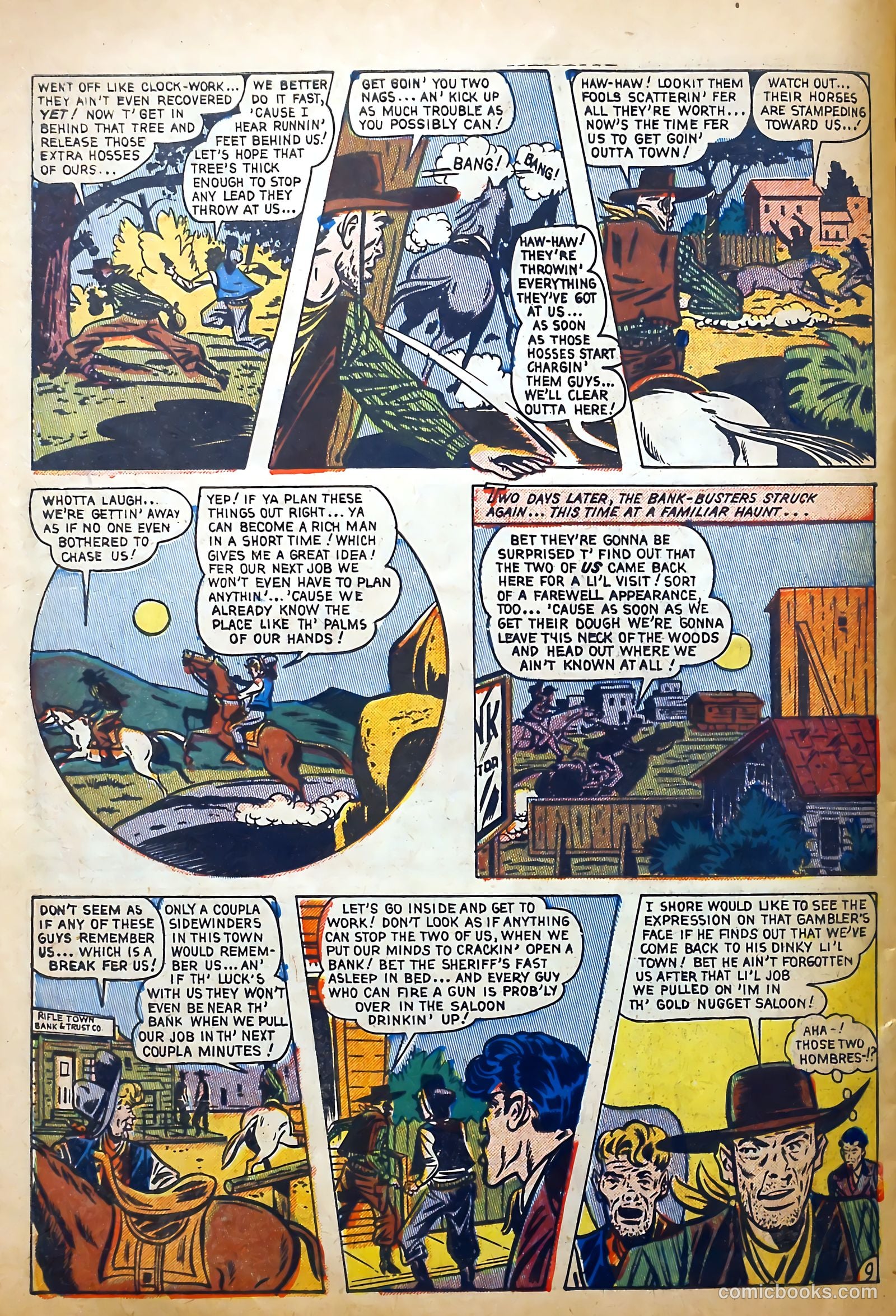 The Outlaws #13 (1953) — page 30 of 36