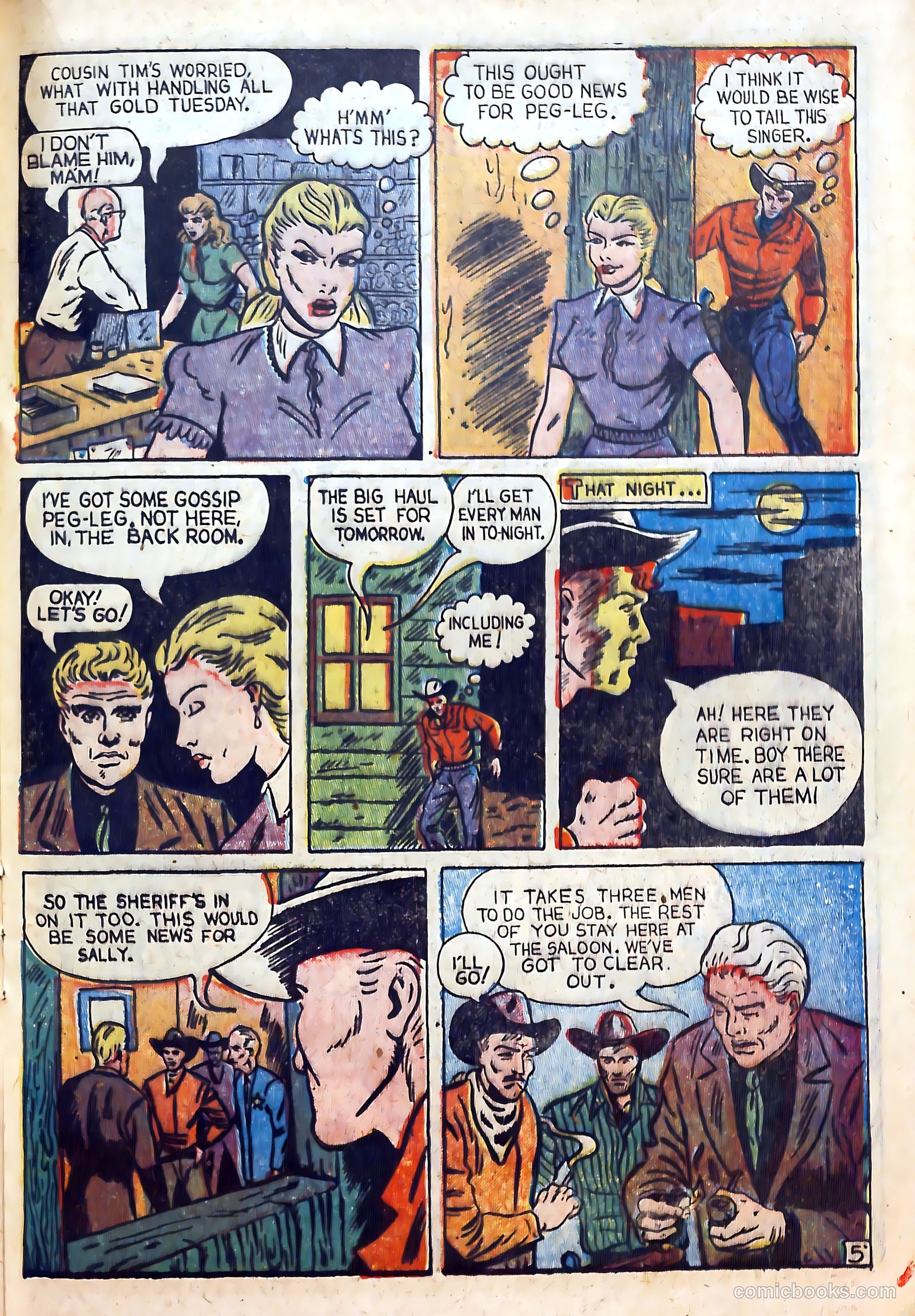 The Outlaws #14 (1954) — page 17 of 36