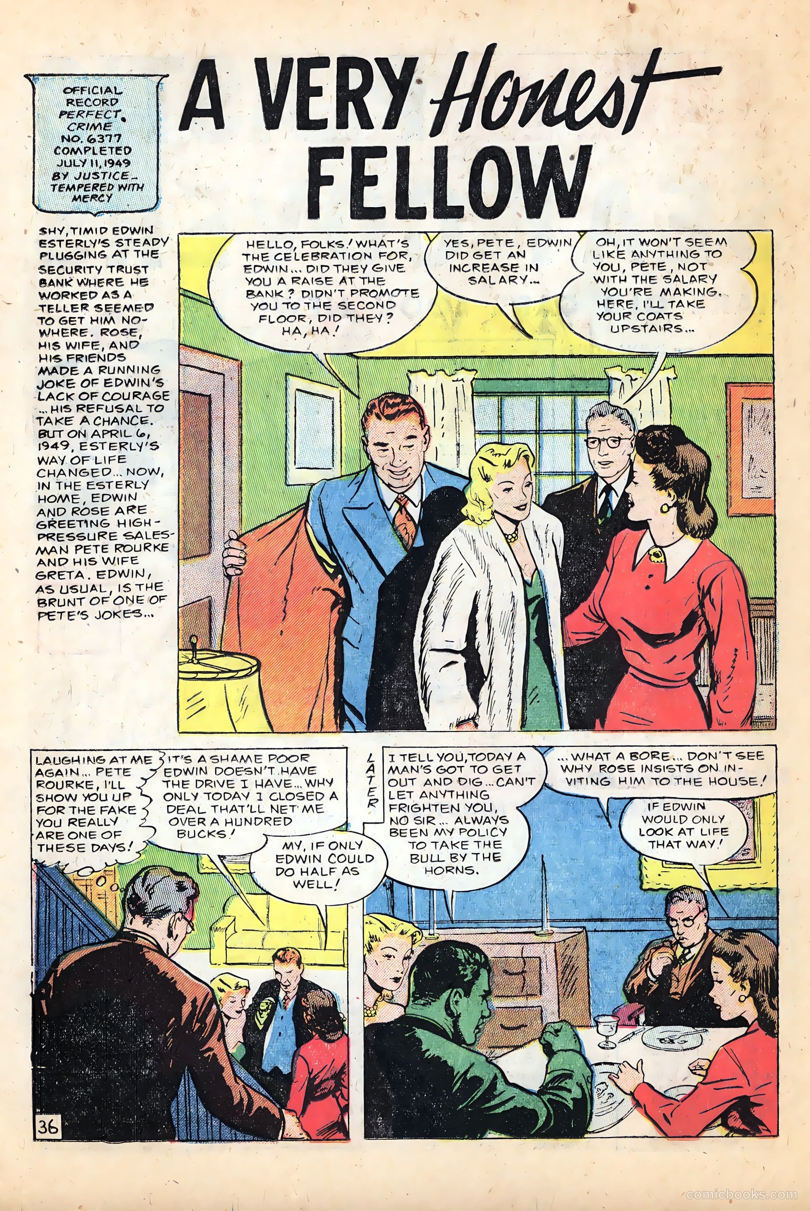 The Perfect Crime #12 (1951) — page 34