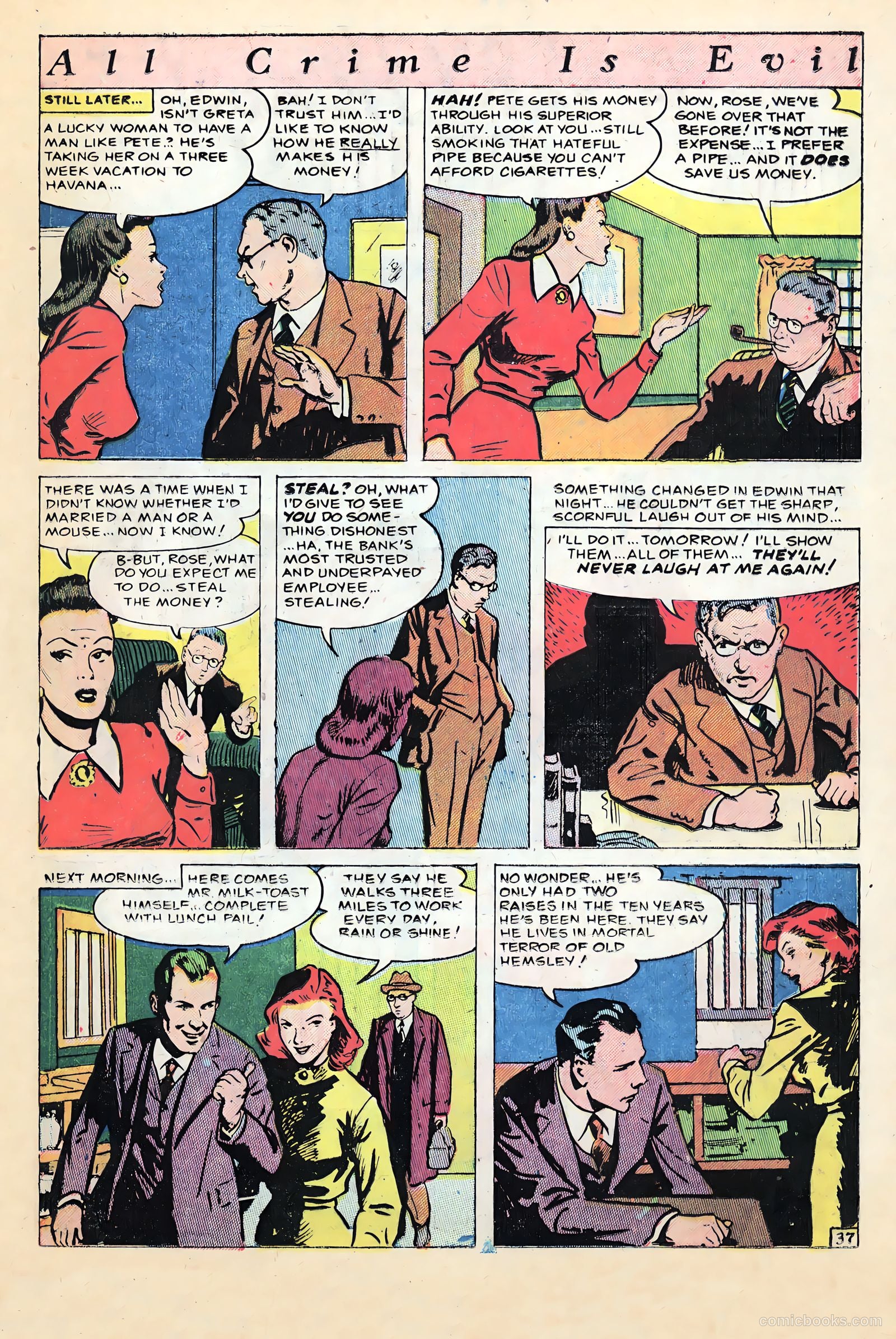 The Perfect Crime #12 (1951) — page 35