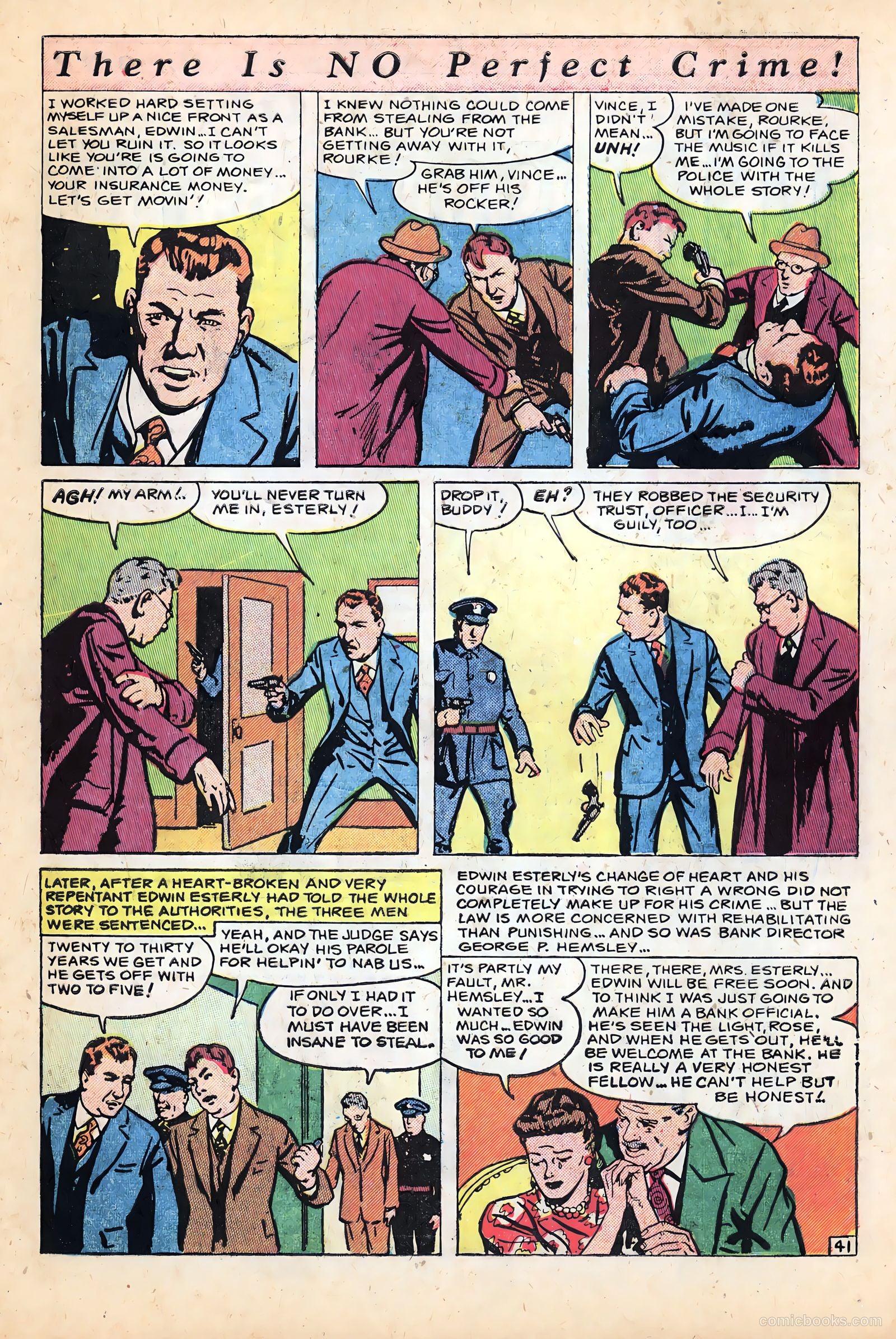 The Perfect Crime #12 (1951) — page 39