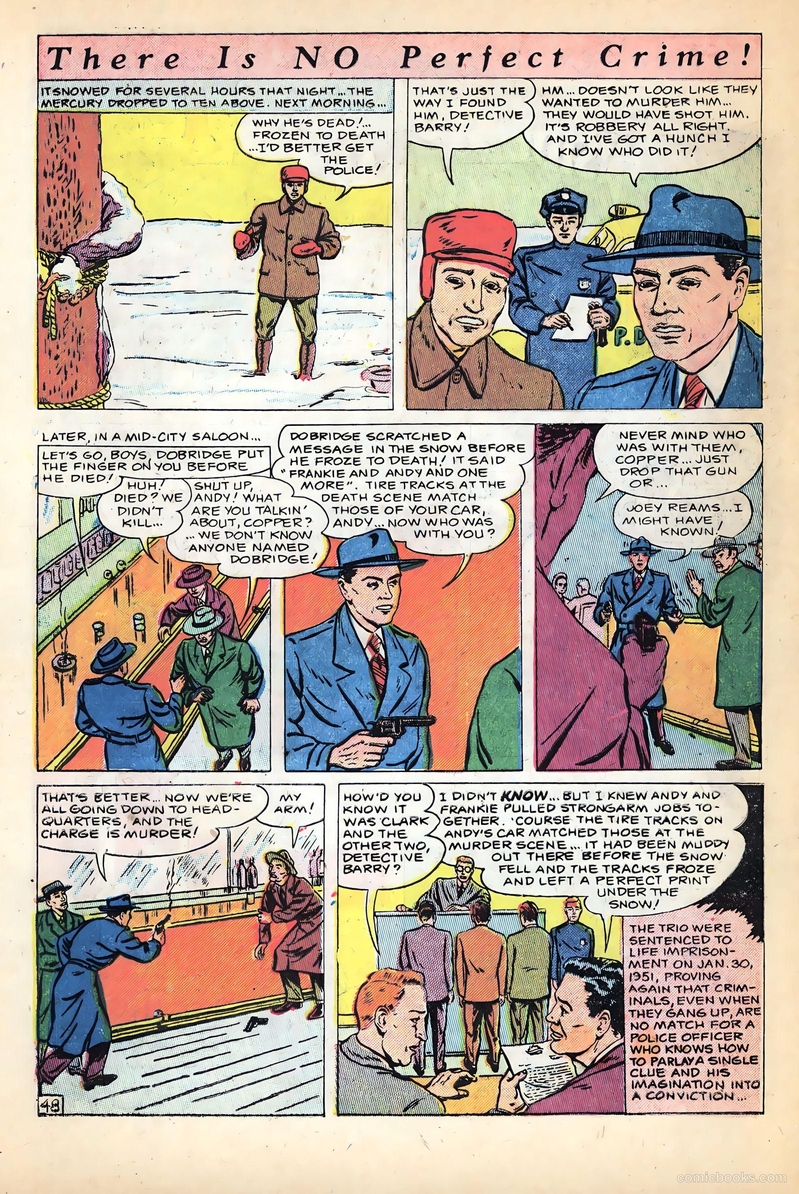The Perfect Crime #12 (1951) — page 46