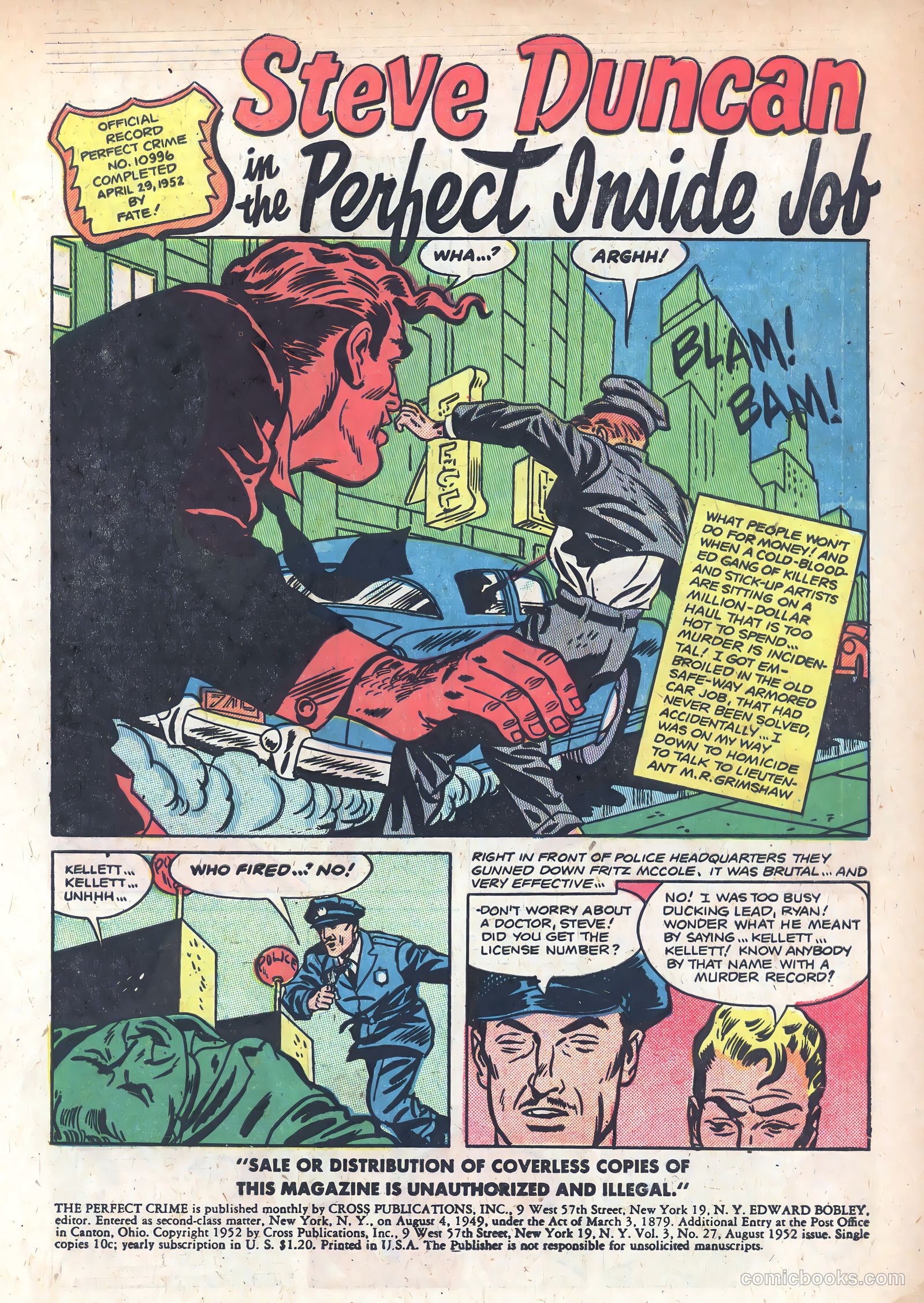 The Perfect Crime #27 (1952) — page 3