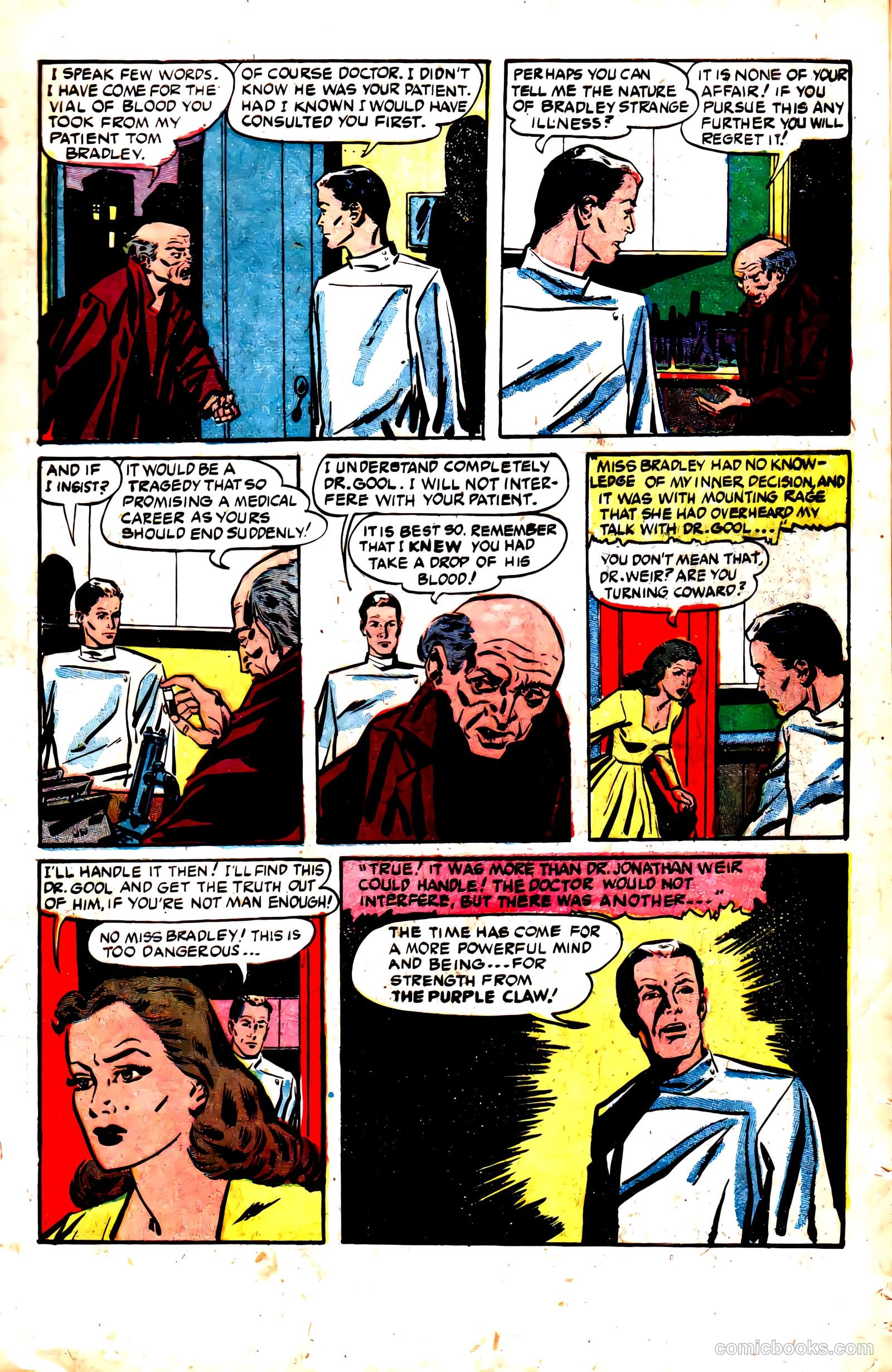 The Purple Claw #1 (1953) — page 9