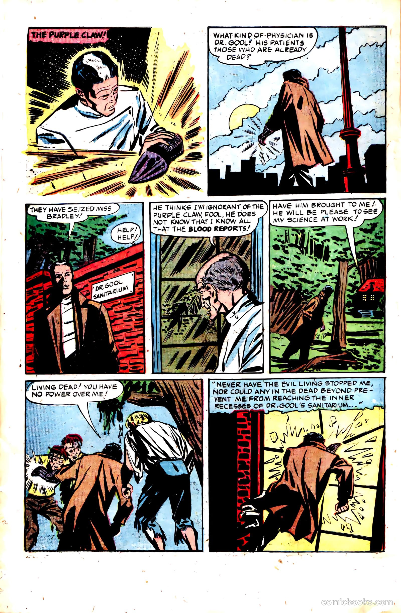 The Purple Claw #1 (1953) — page 10