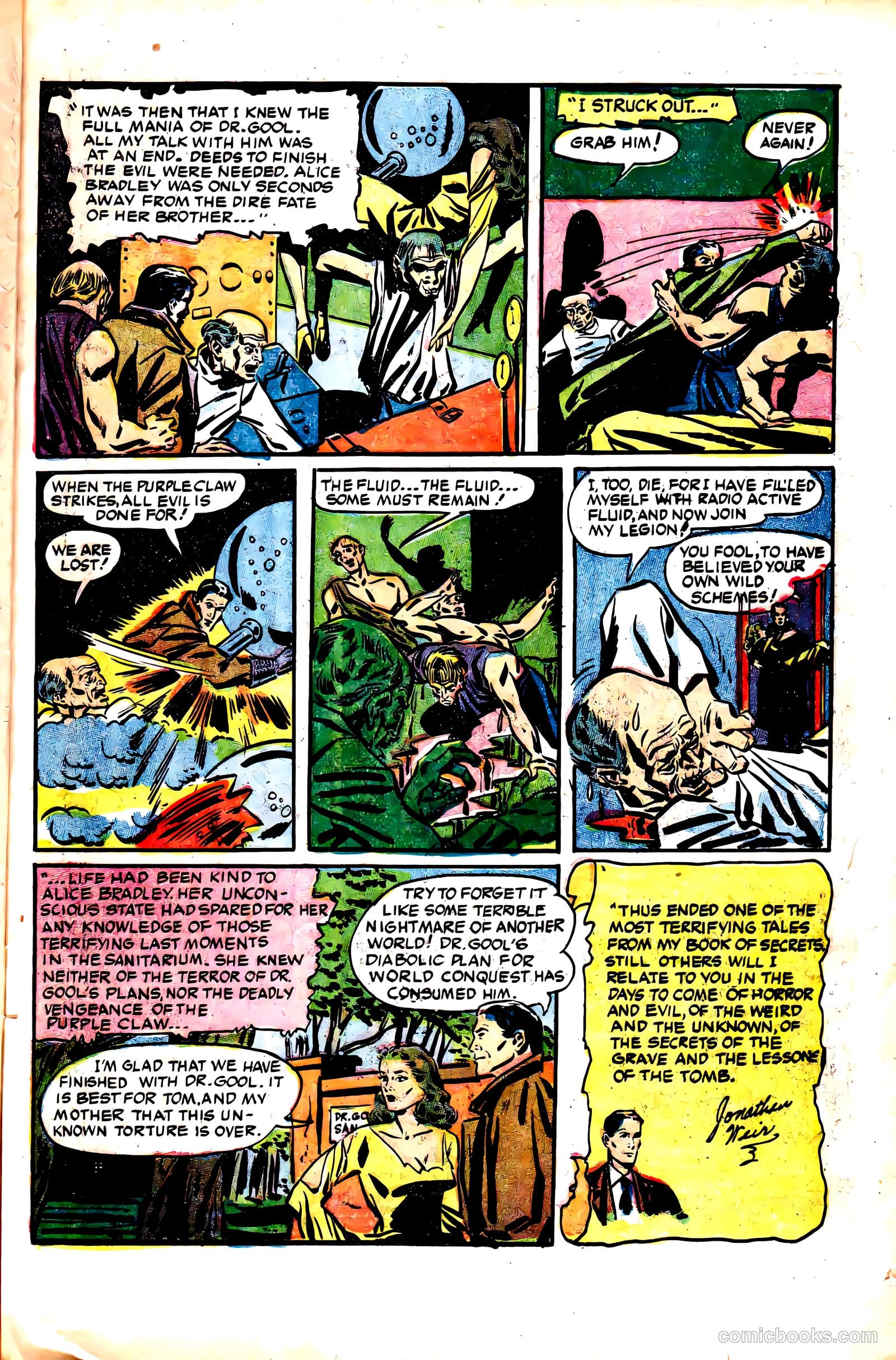 The Purple Claw #1 (1953) — page 13