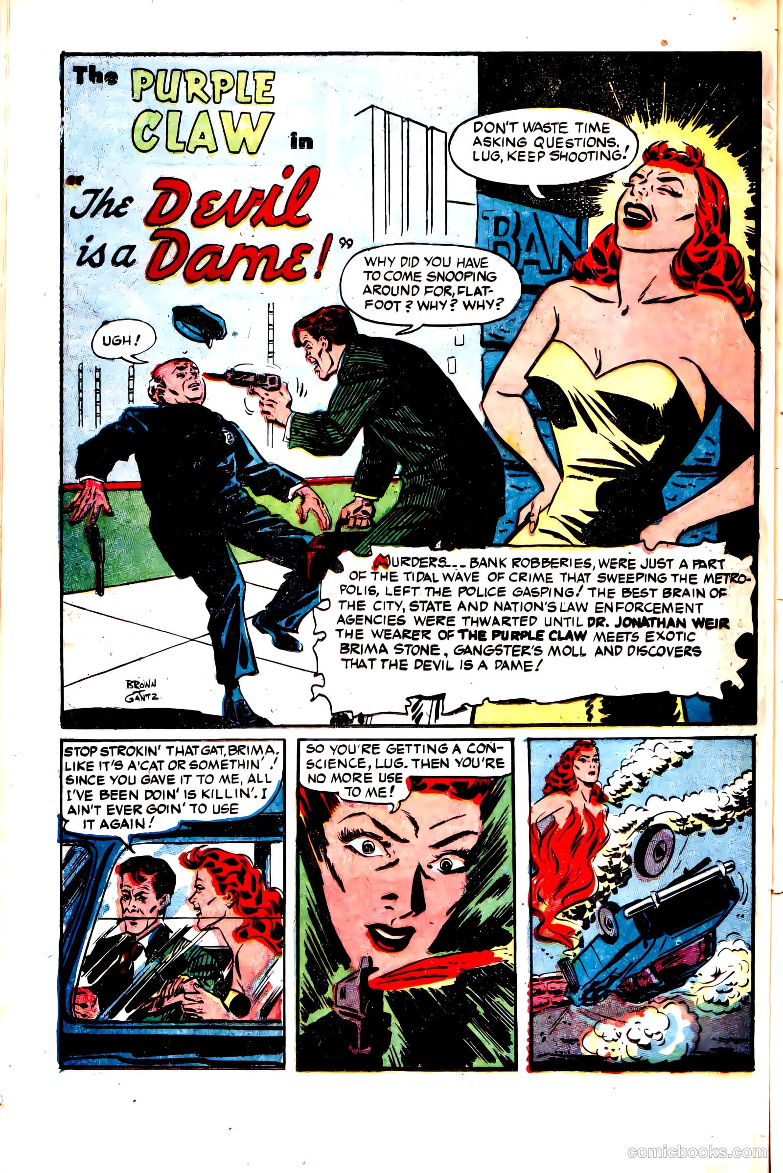 The Purple Claw #1 (1953) — page 14