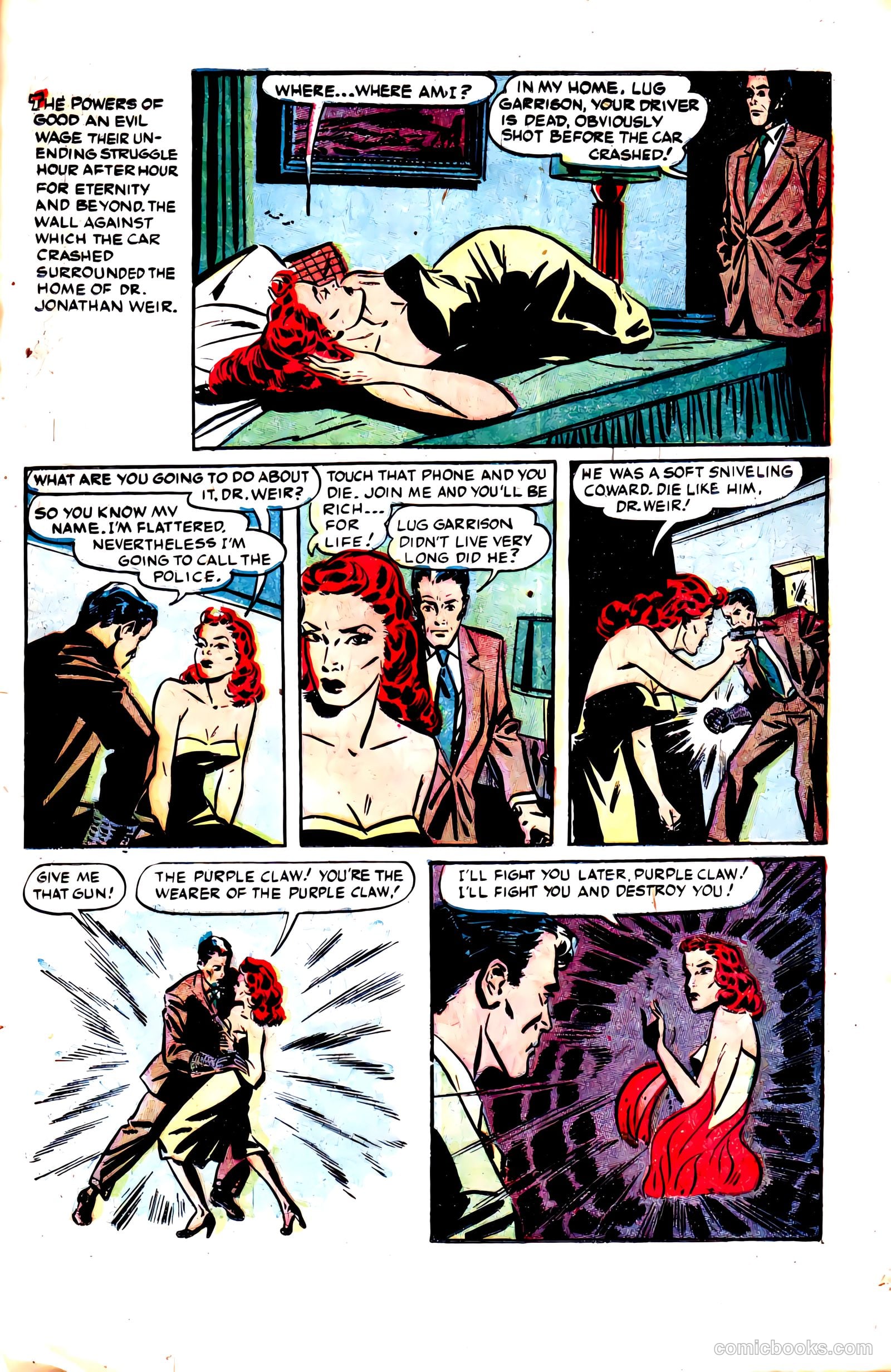 The Purple Claw #1 (1953) — page 15