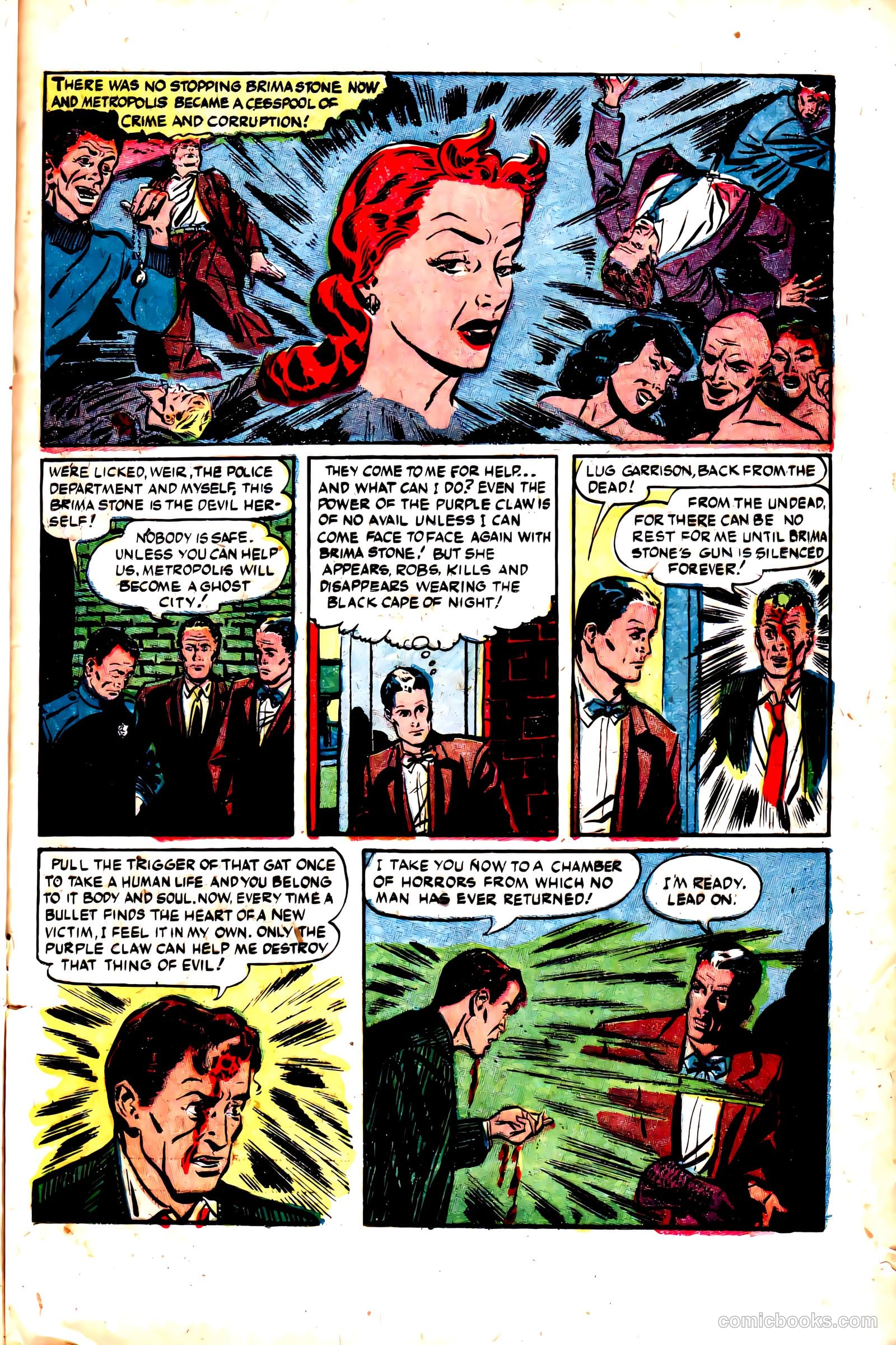 The Purple Claw #1 (1953) — page 17