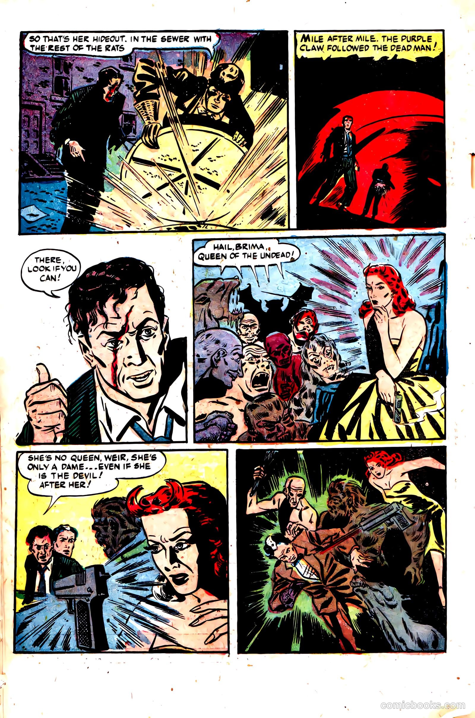 The Purple Claw #1 (1953) — page 20