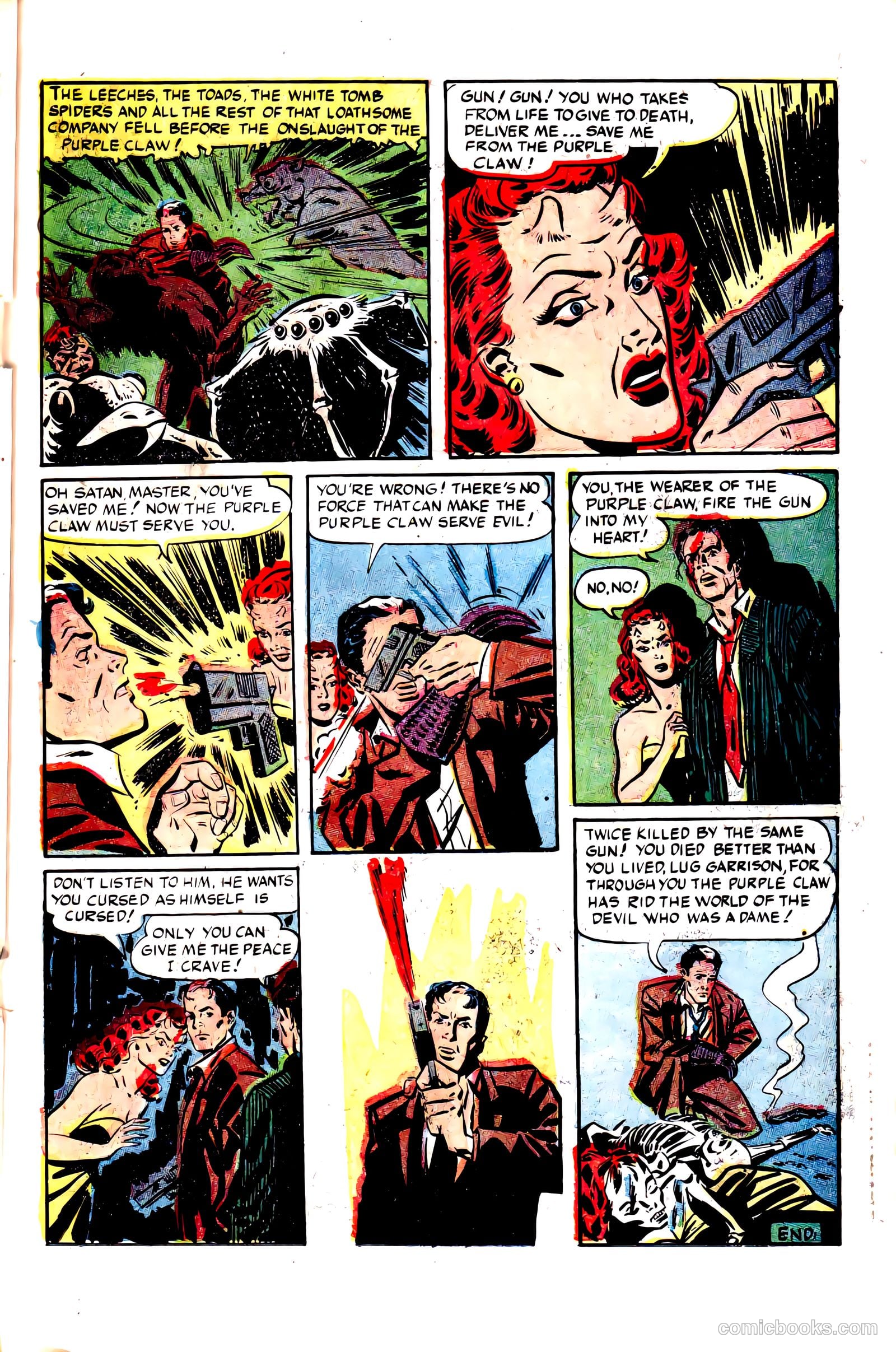 The Purple Claw #1 (1953) — page 21