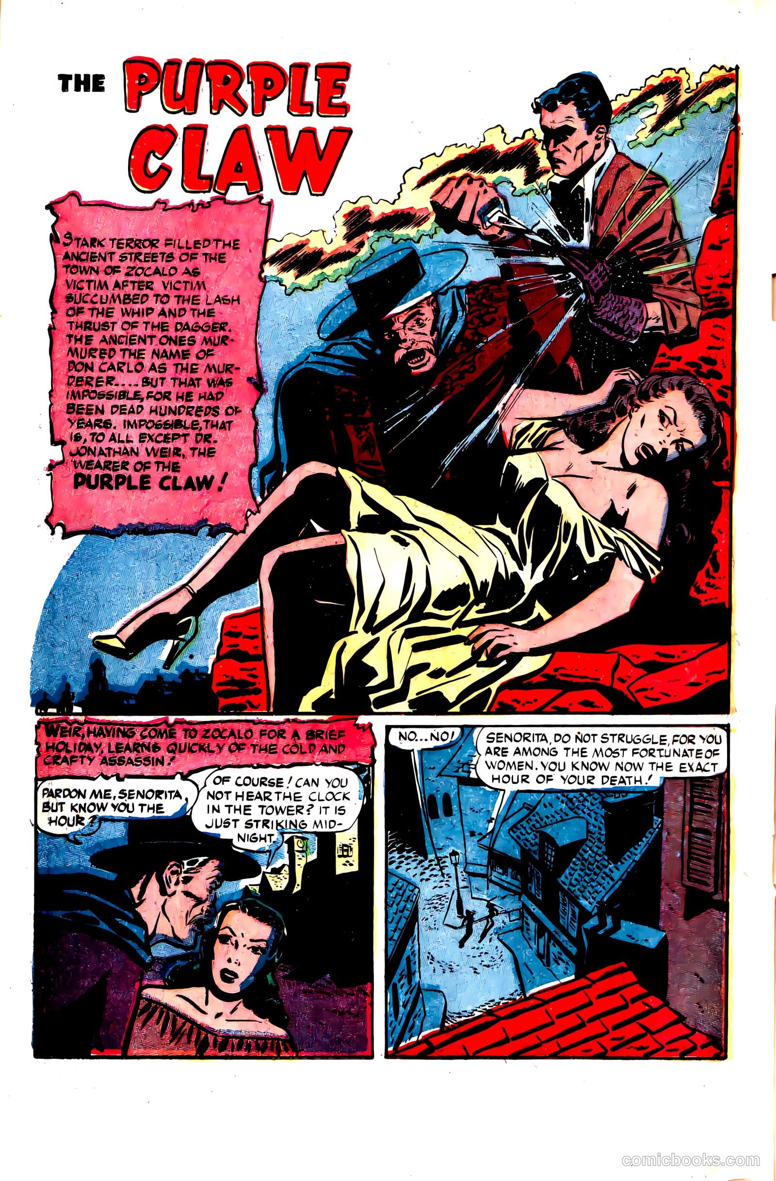 The Purple Claw #1 (1953) — page 22