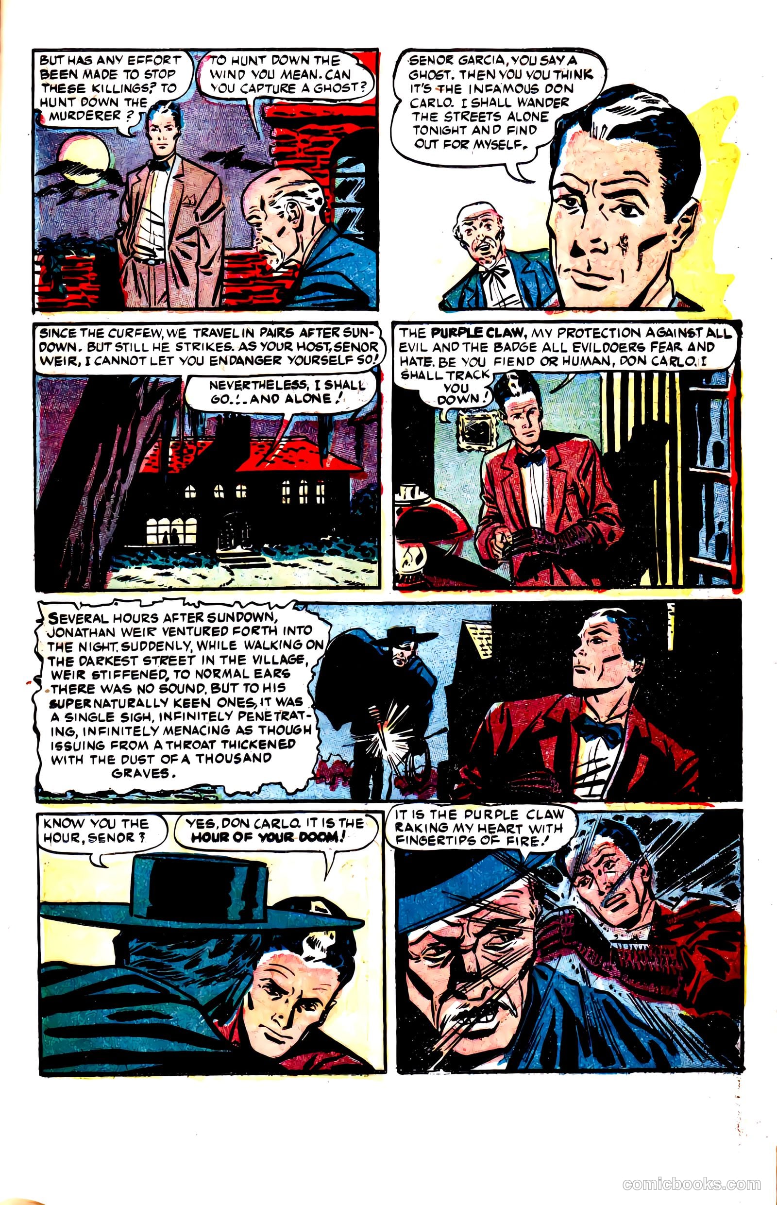 The Purple Claw #1 (1953) — page 23
