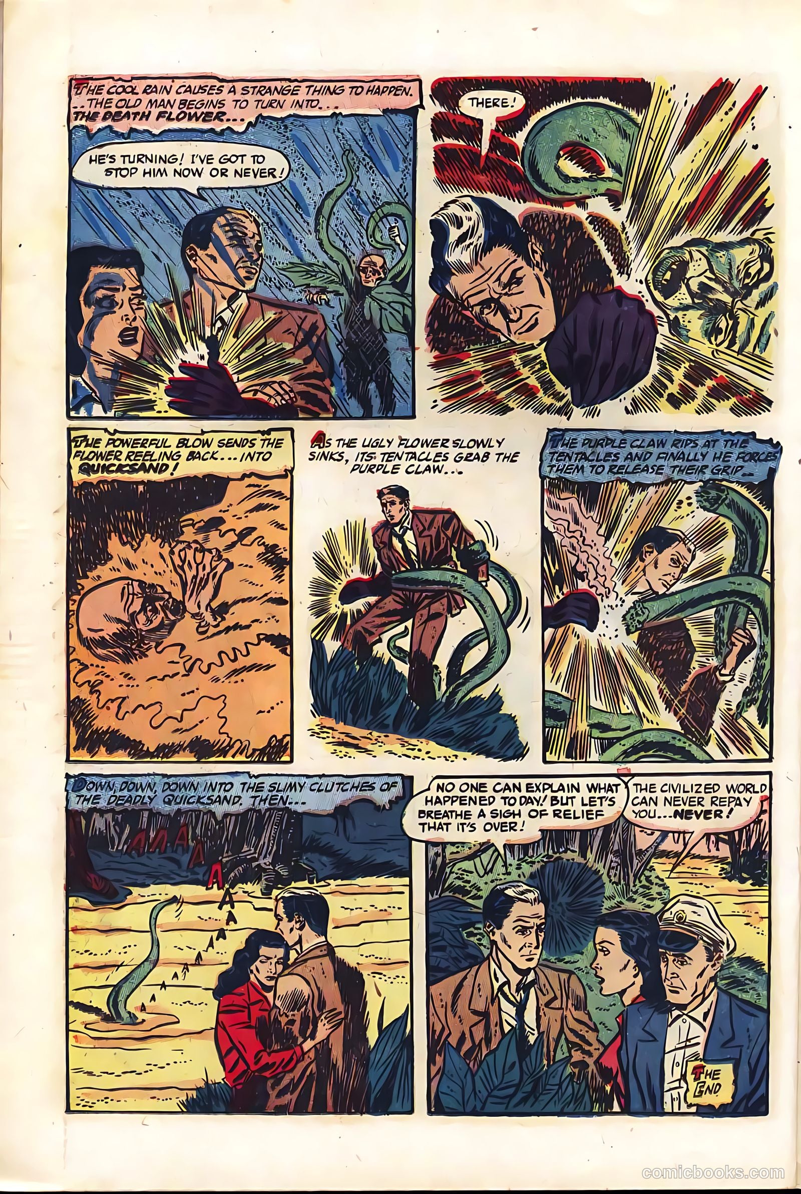 The Purple Claw #3 (1953) — page 22