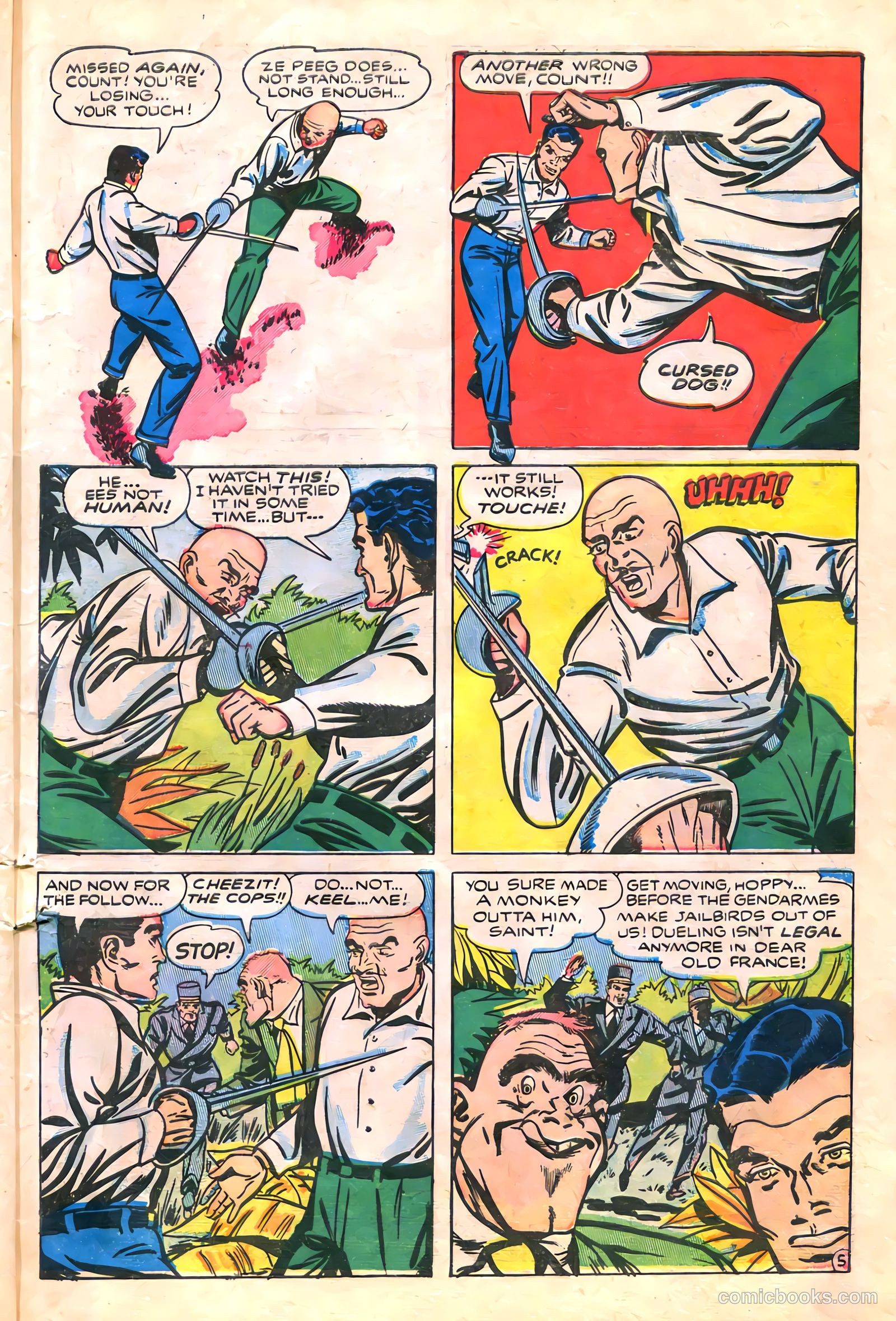 The Saint #7 (1949) — page 7 of 36
