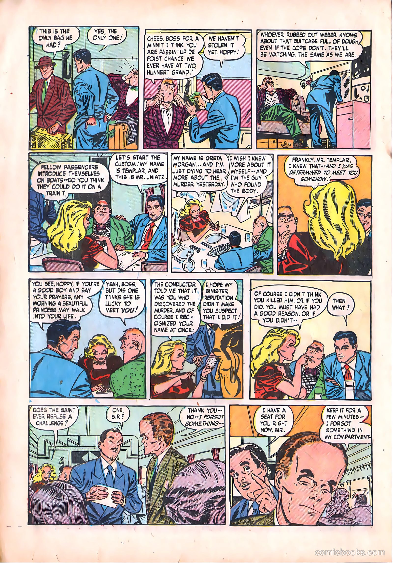 The Saint #9 (1950) — page 20 of 36