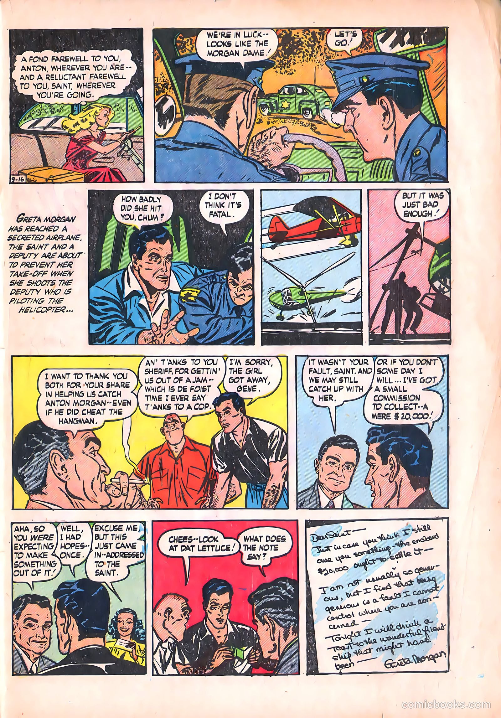 The Saint #9 (1950) — page 33 of 36