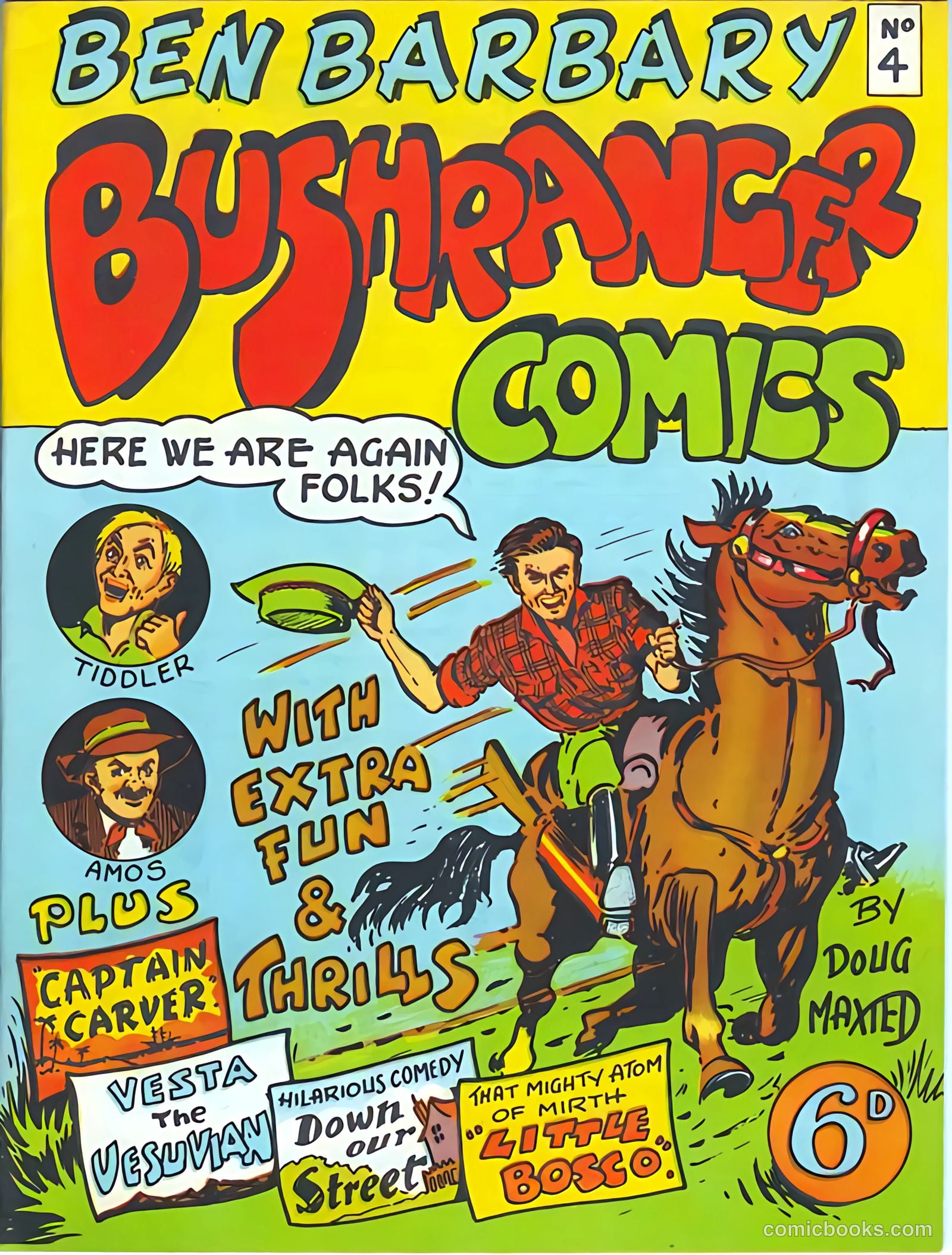 Ben Barbary Bushranger #4 cover